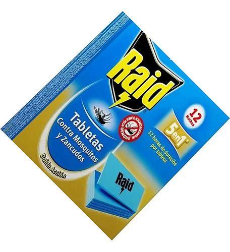 Pack Raid Tabletas Mata Mosquitos Y Zancudos + Repuesto-2