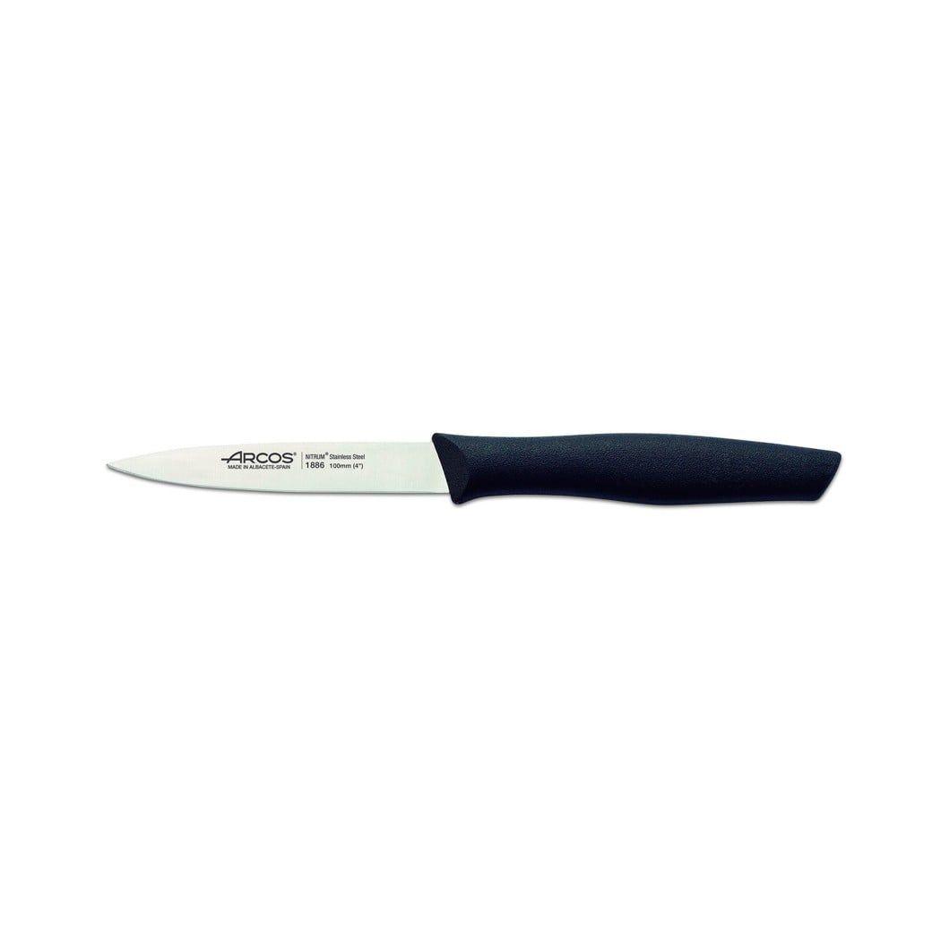 Cuchillo Mondador Perlado Arcos Serie Nova 10cm Negro-0