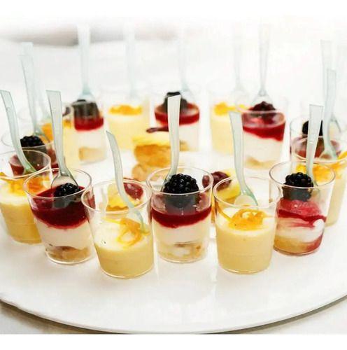 50 Vasos Plastico Cristal 90ml Postre Degustación Y Shots Transparente-0