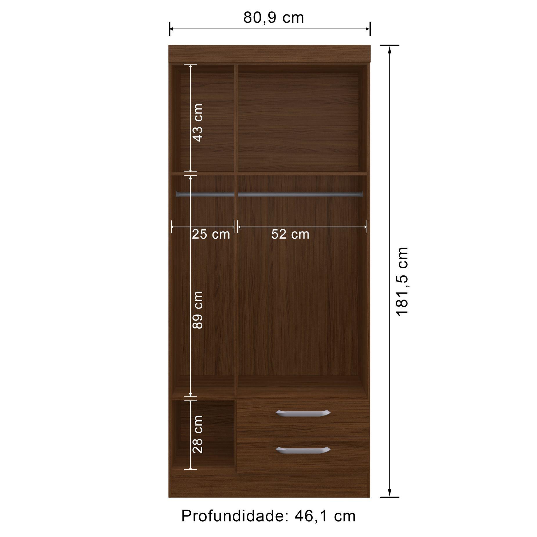 CLOSET 3 PUERTAS 2 CAJONES AMBAR-3