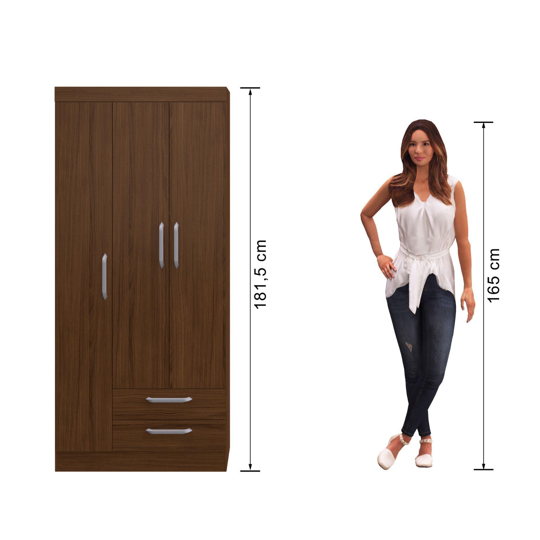 CLOSET 3 PUERTAS 2 CAJONES AMBAR-2