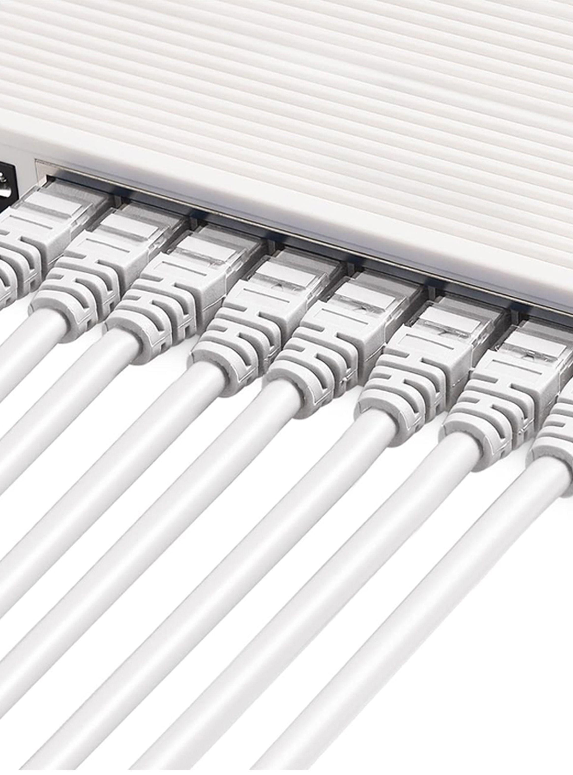 Cable de red cat 6 40 metros cat 6 Rj45 Blanco-3