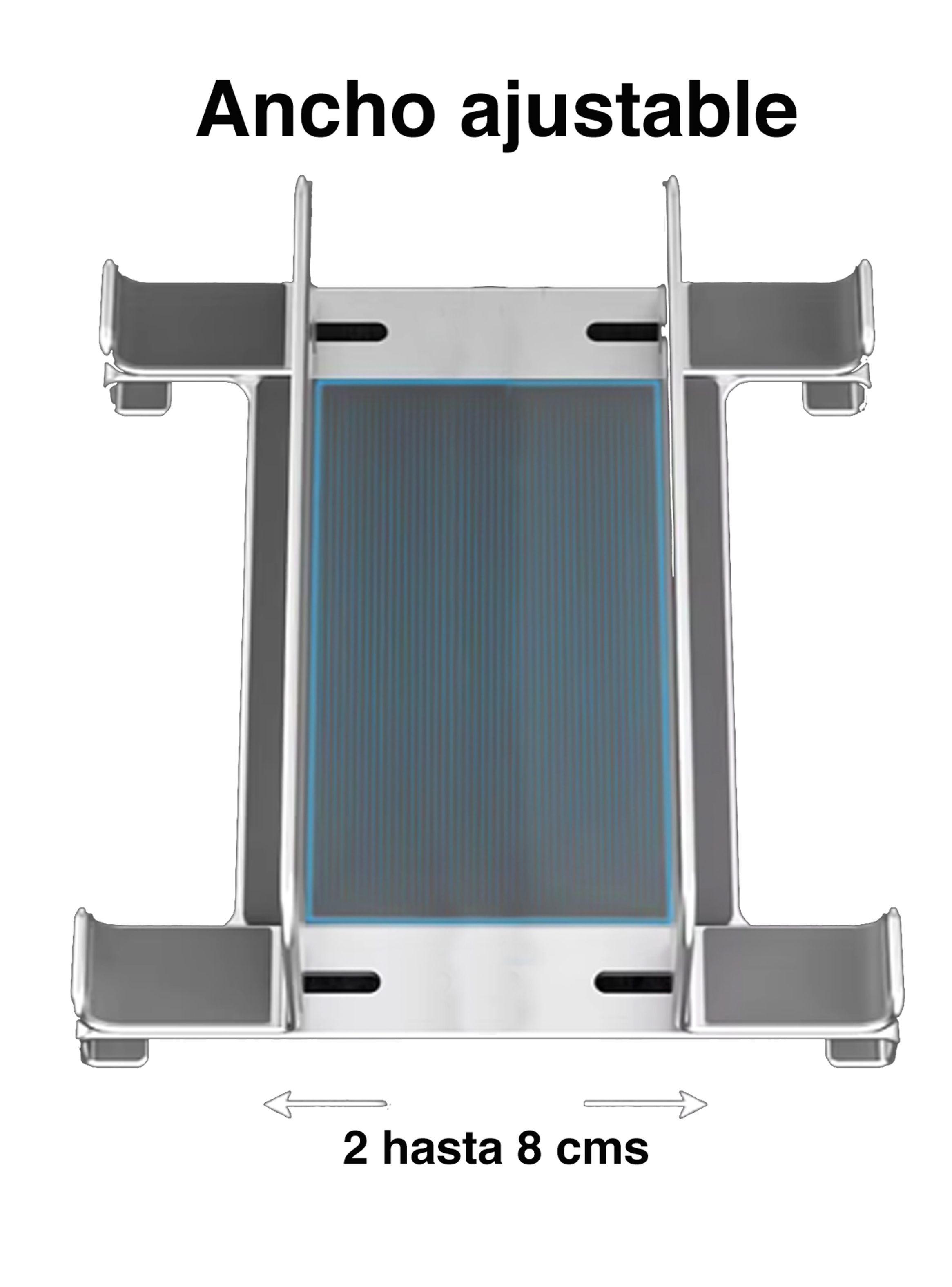 Soporte vertical Notebook Macbook aluminio escritorio-3