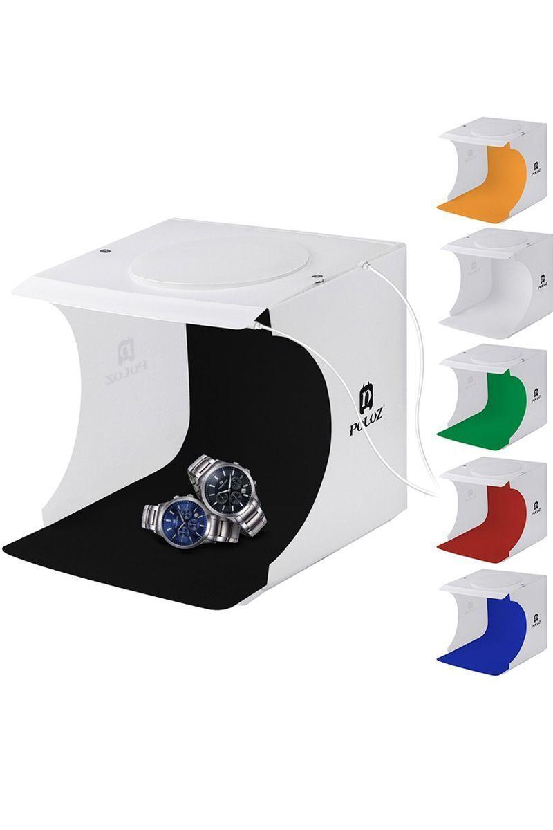Estudio fotográfico portátil 22 cms Led USB-3