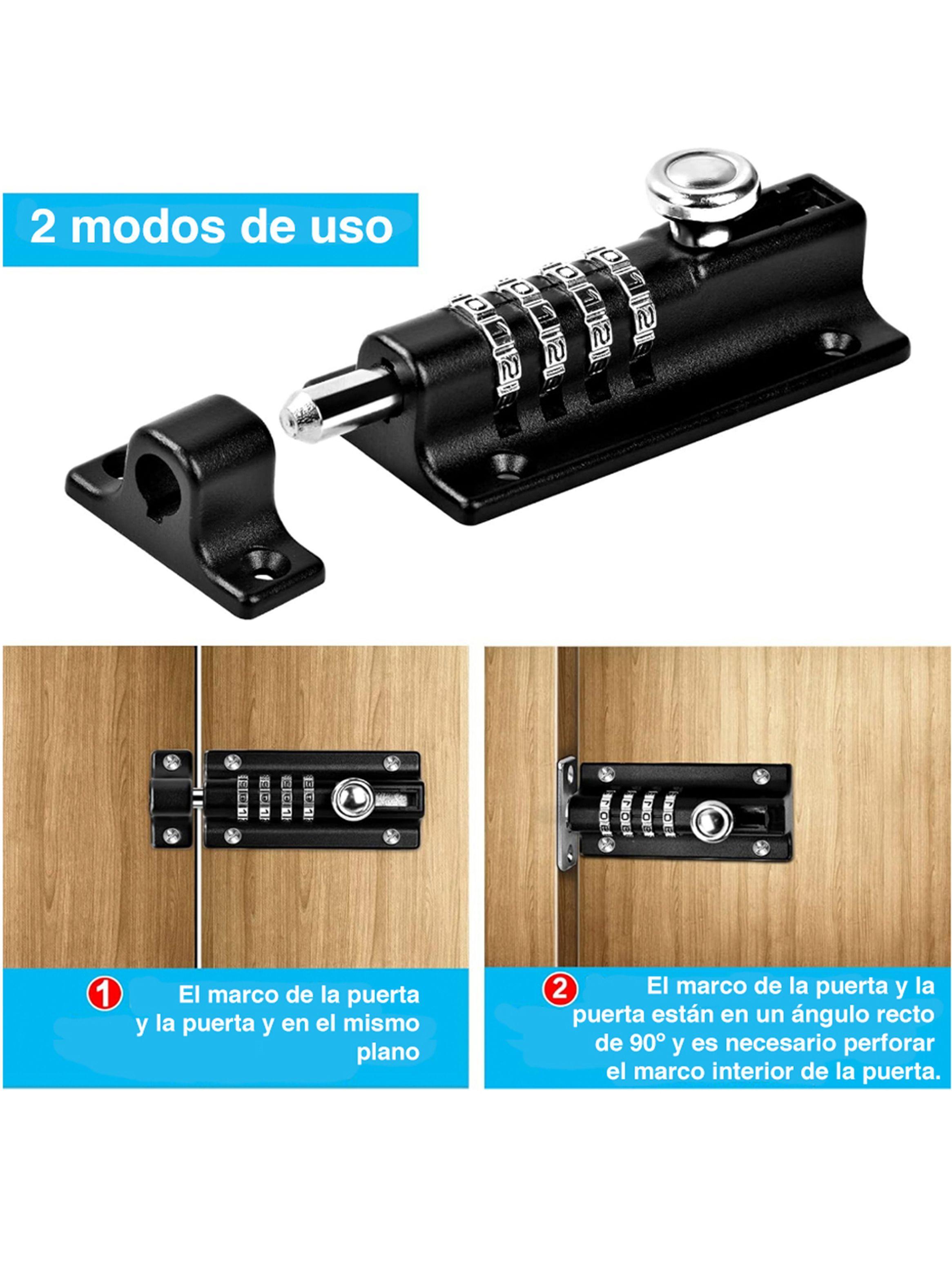 Pestillo puerta con clave picaporte muebles	-2