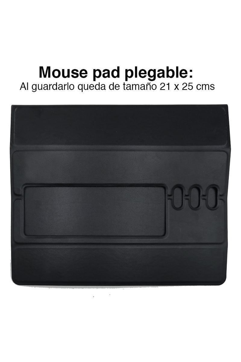 Mouse Pad Soporte Celular Y Lapicero Cuero Pu Premium-4