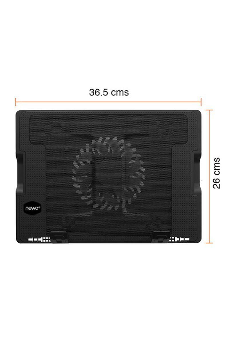 Ventilador notebook con pasacables Newo NW-638B-4