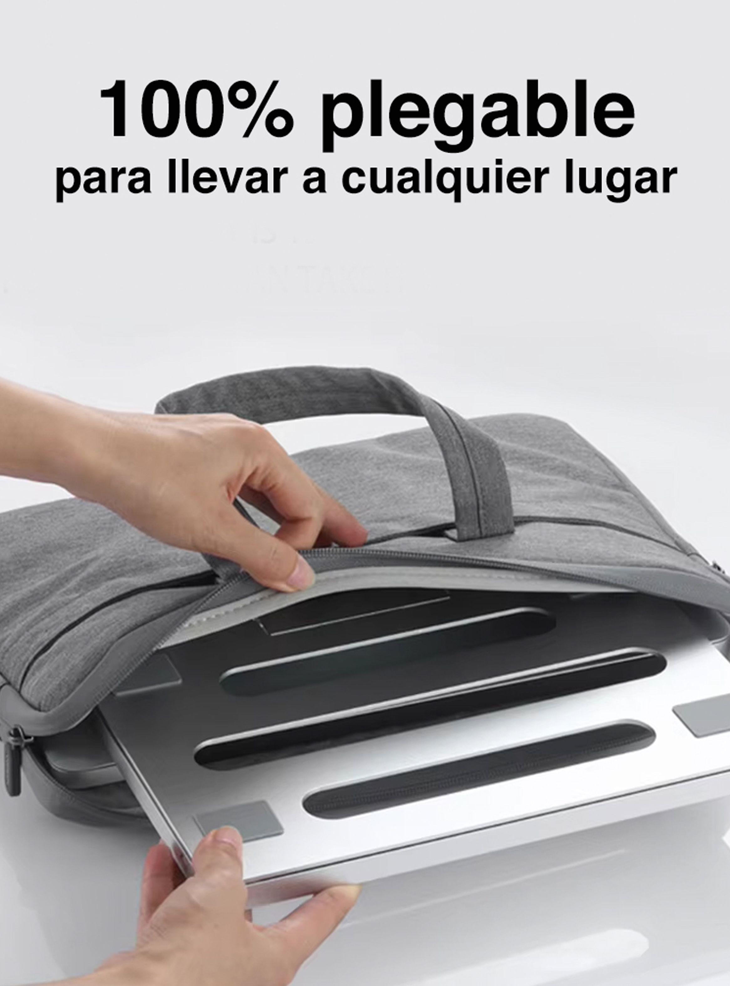 Alzador de Notebook Escritorio Aluminio Plegable-2