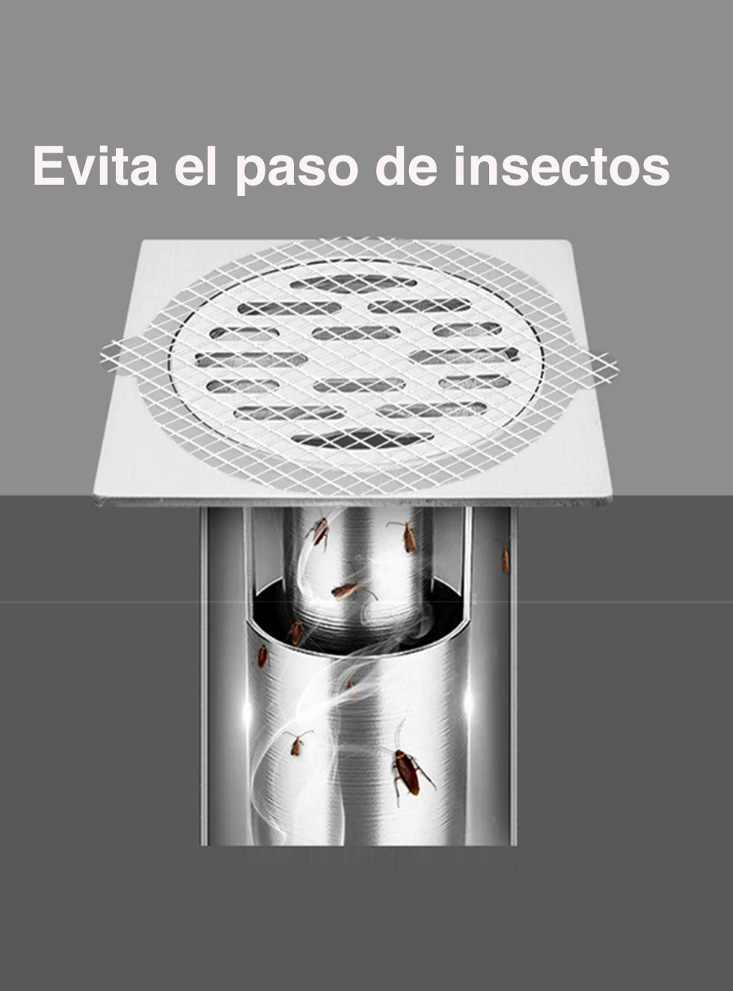 Rejilla Filtro desagüe ducha tina lavamanos pack-3