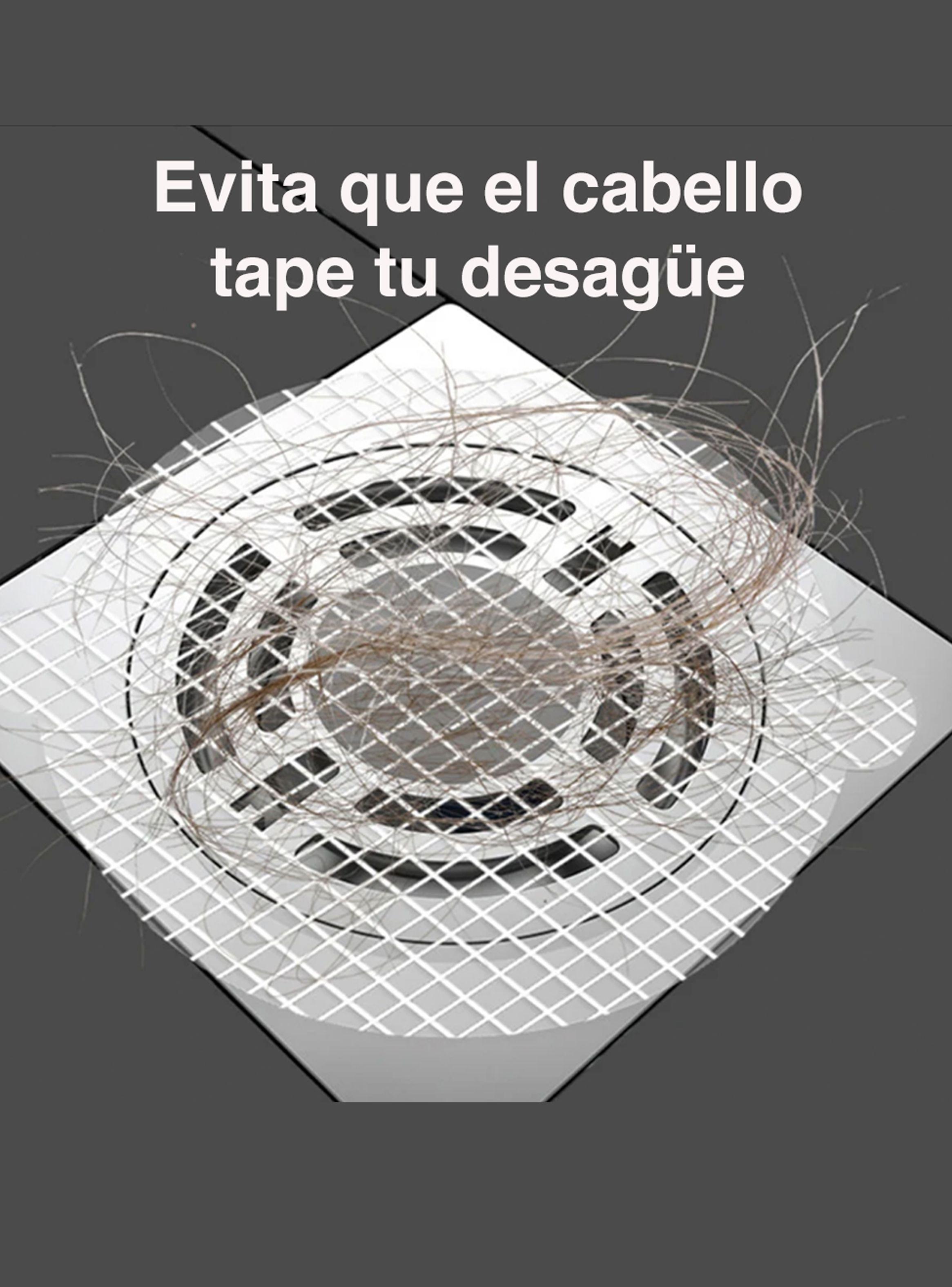 Rejilla Filtro desagüe ducha tina lavamanos pack-4