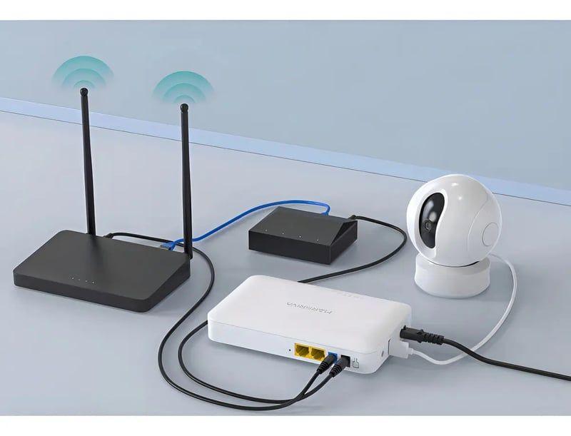 Mini UPS Marsriva KP6MAX 20000mAh 18W con PoE para router y ONT-4