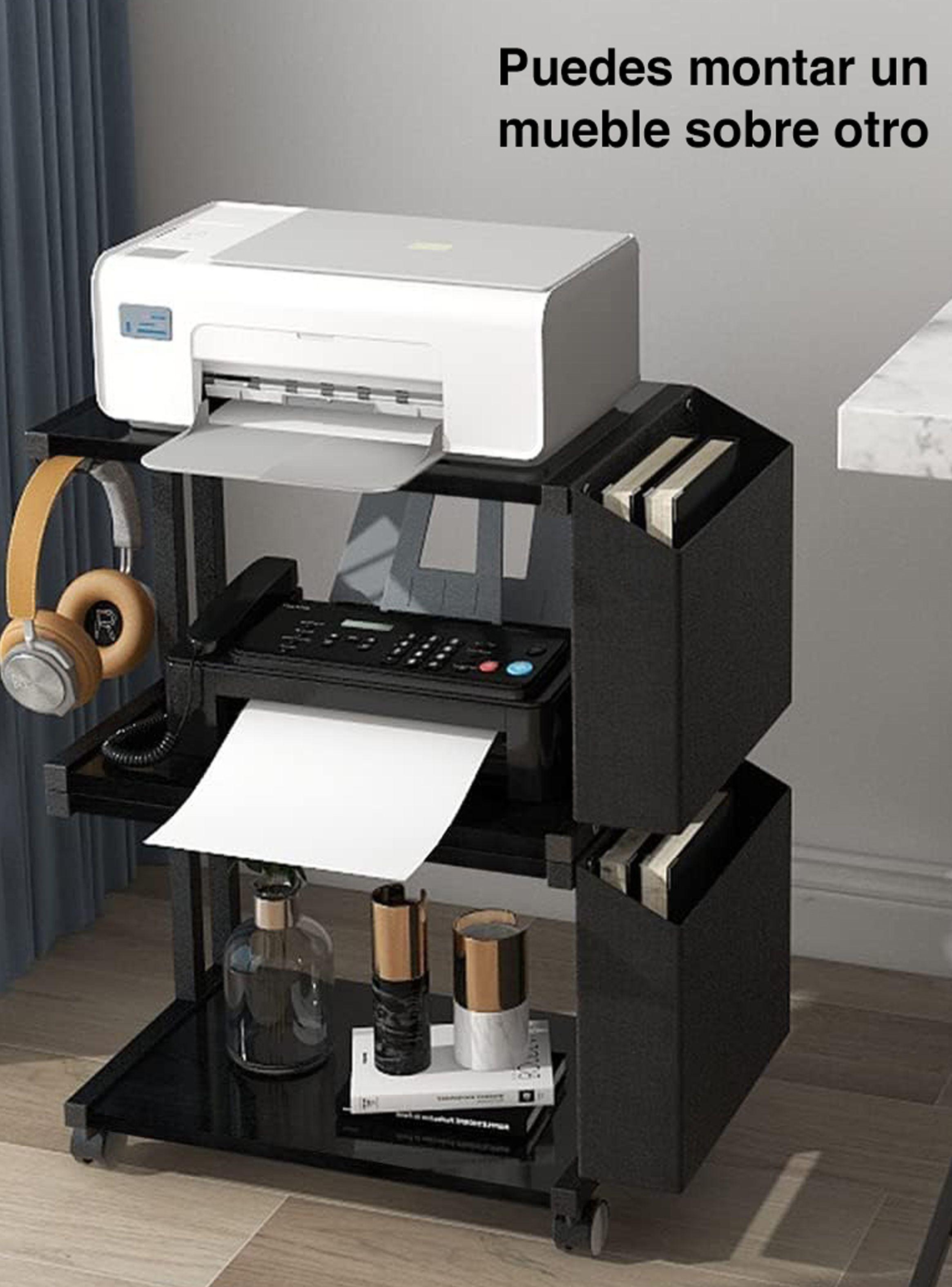 Mueble para impresora mesa con ruedas -4
