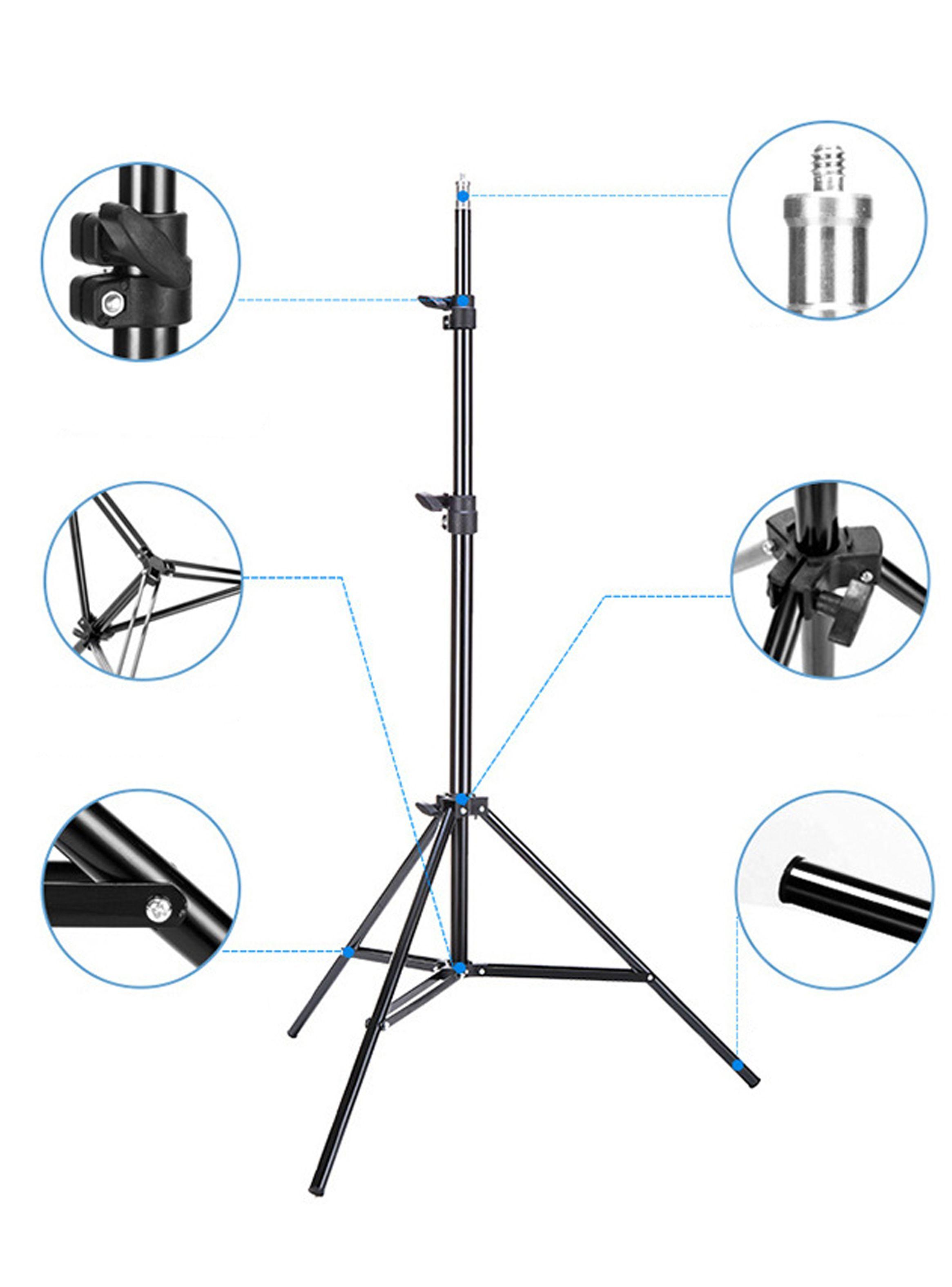 Trípode celular altura ajustable hasta 180 cms	-4