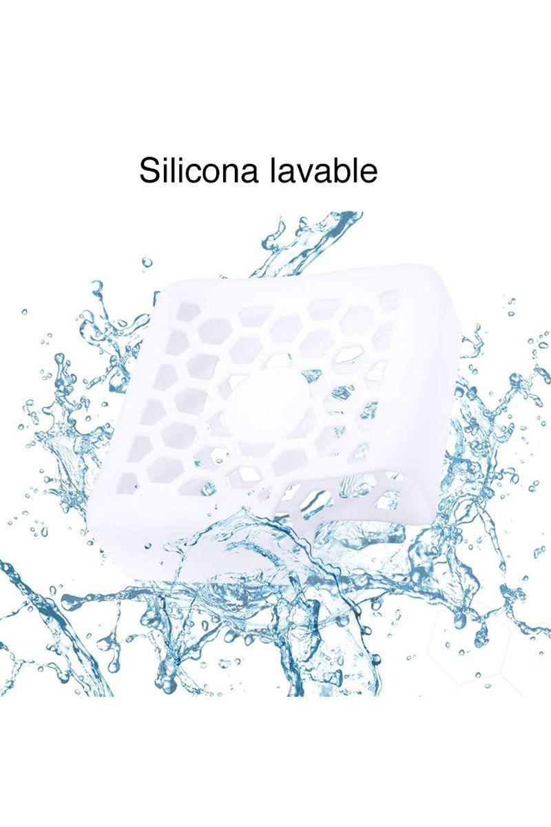 Protector Cargador Macbook Pro 60W silicona blanco-4