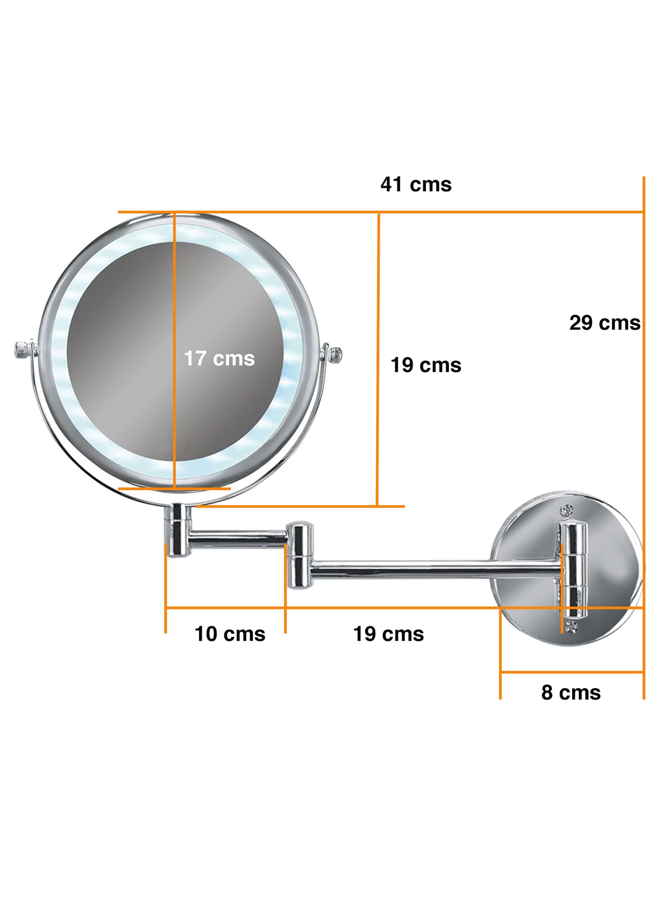 Espejo Led Baño Cosmético con Luz Articulado Abatible-7