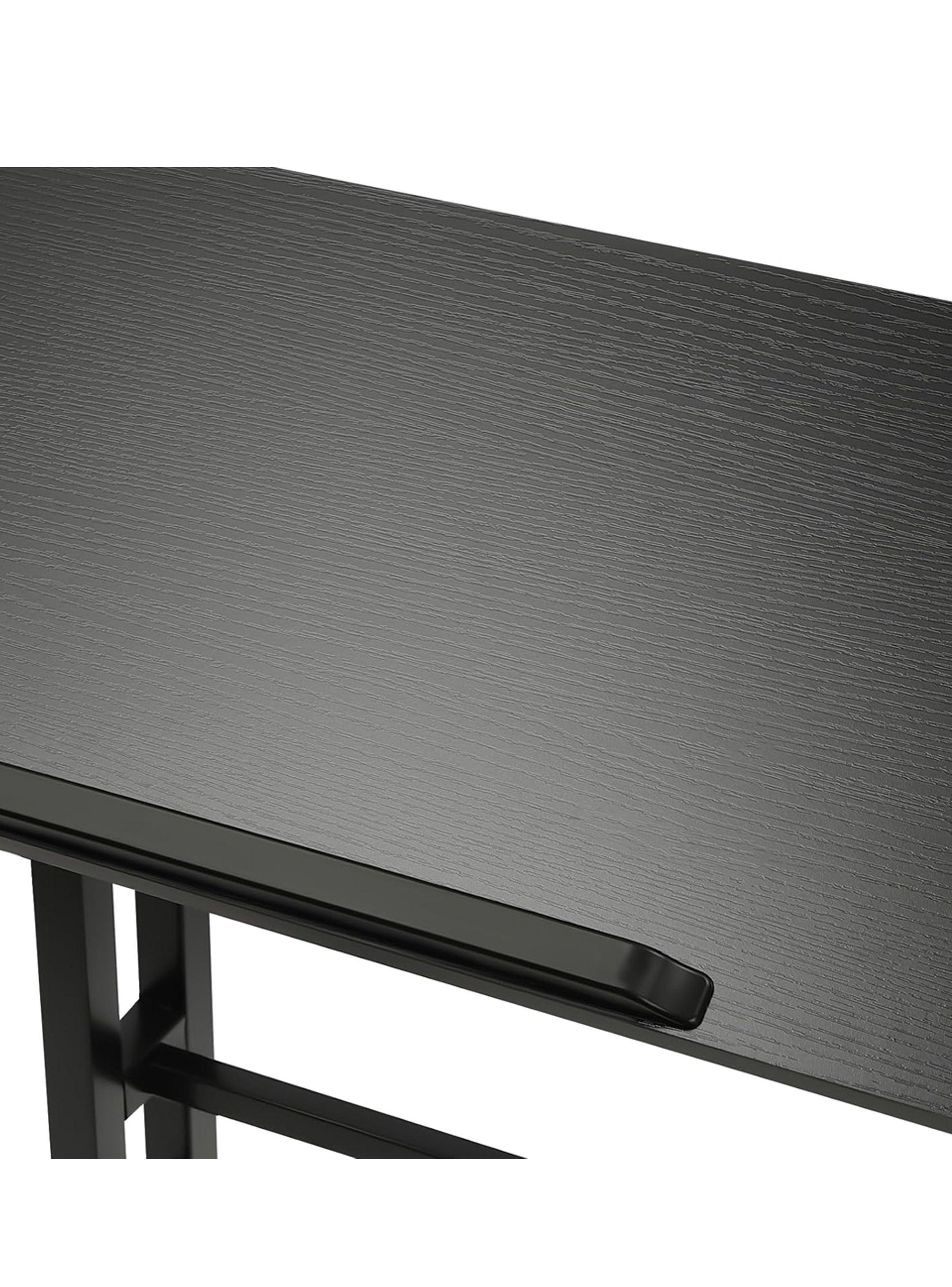 Escritorio mesa convertible altura ajustable con ruedas	-6