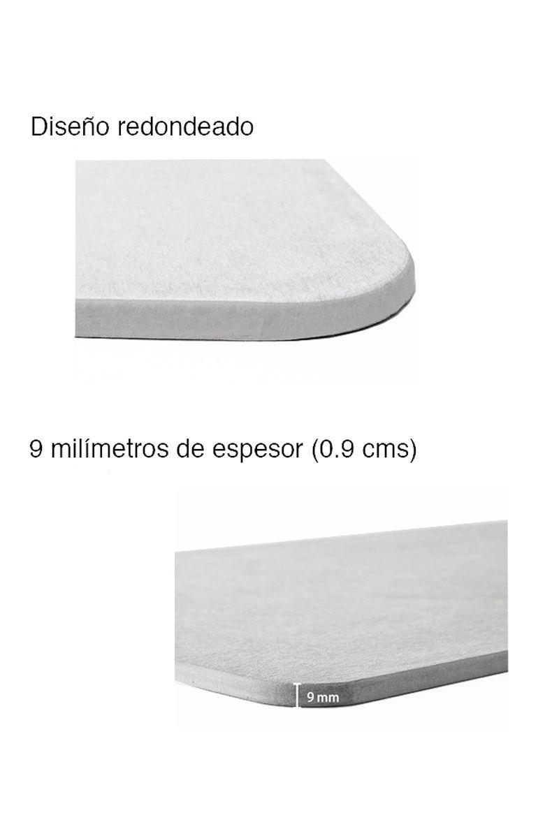 Alfombra bajada piso baño ducha secado ultra rápido diatomita-2