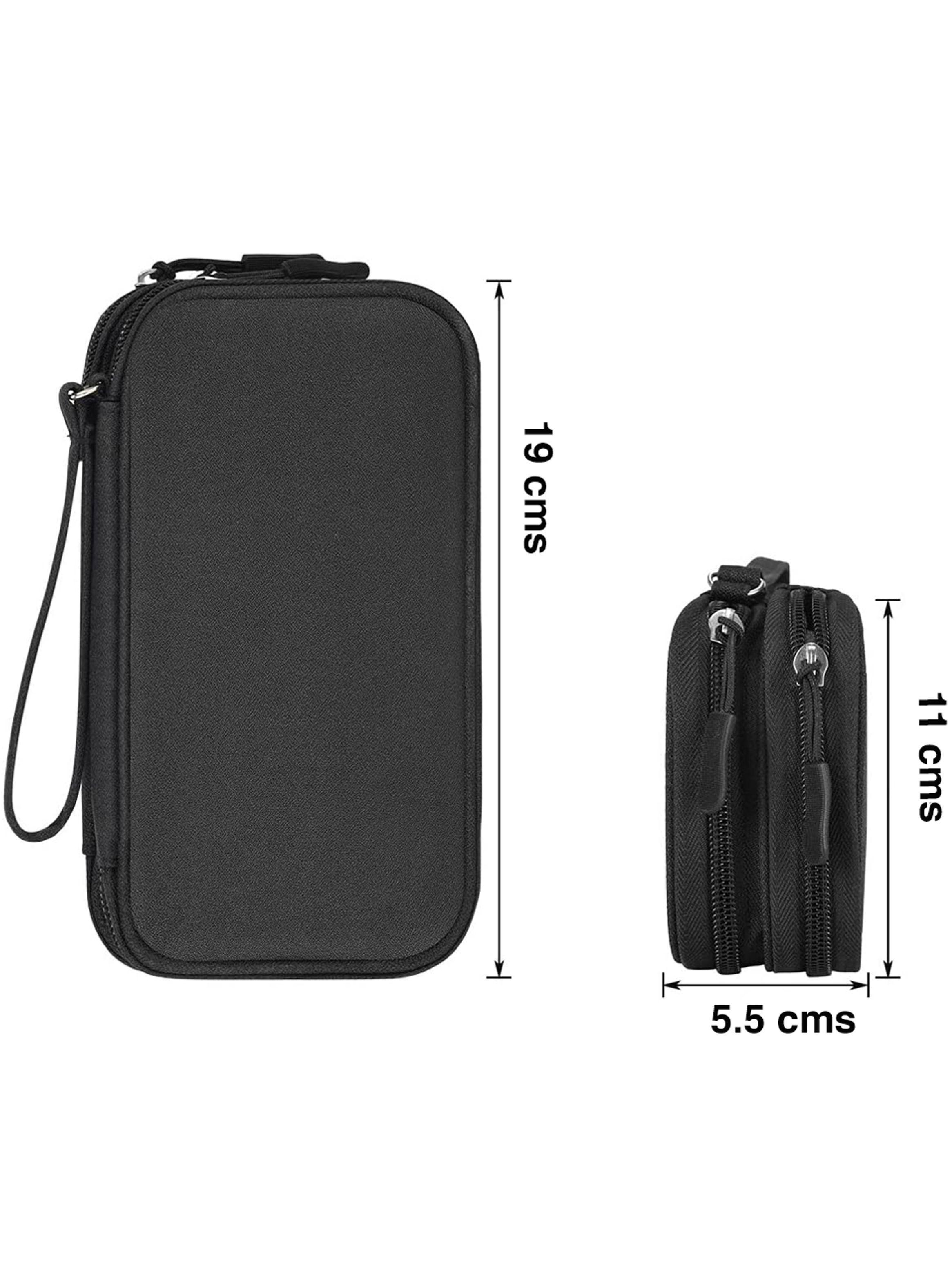 Bolso organizador cables porta documentos viajes -5