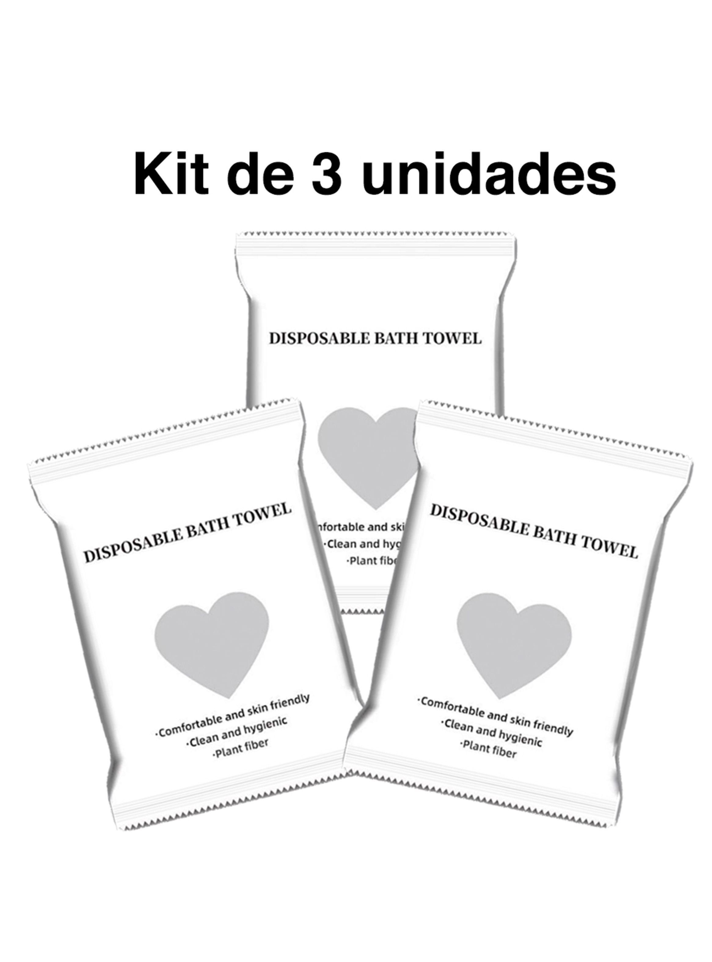 Pack Toallas desechables para cuerpo baño 140 x 70 cms -0