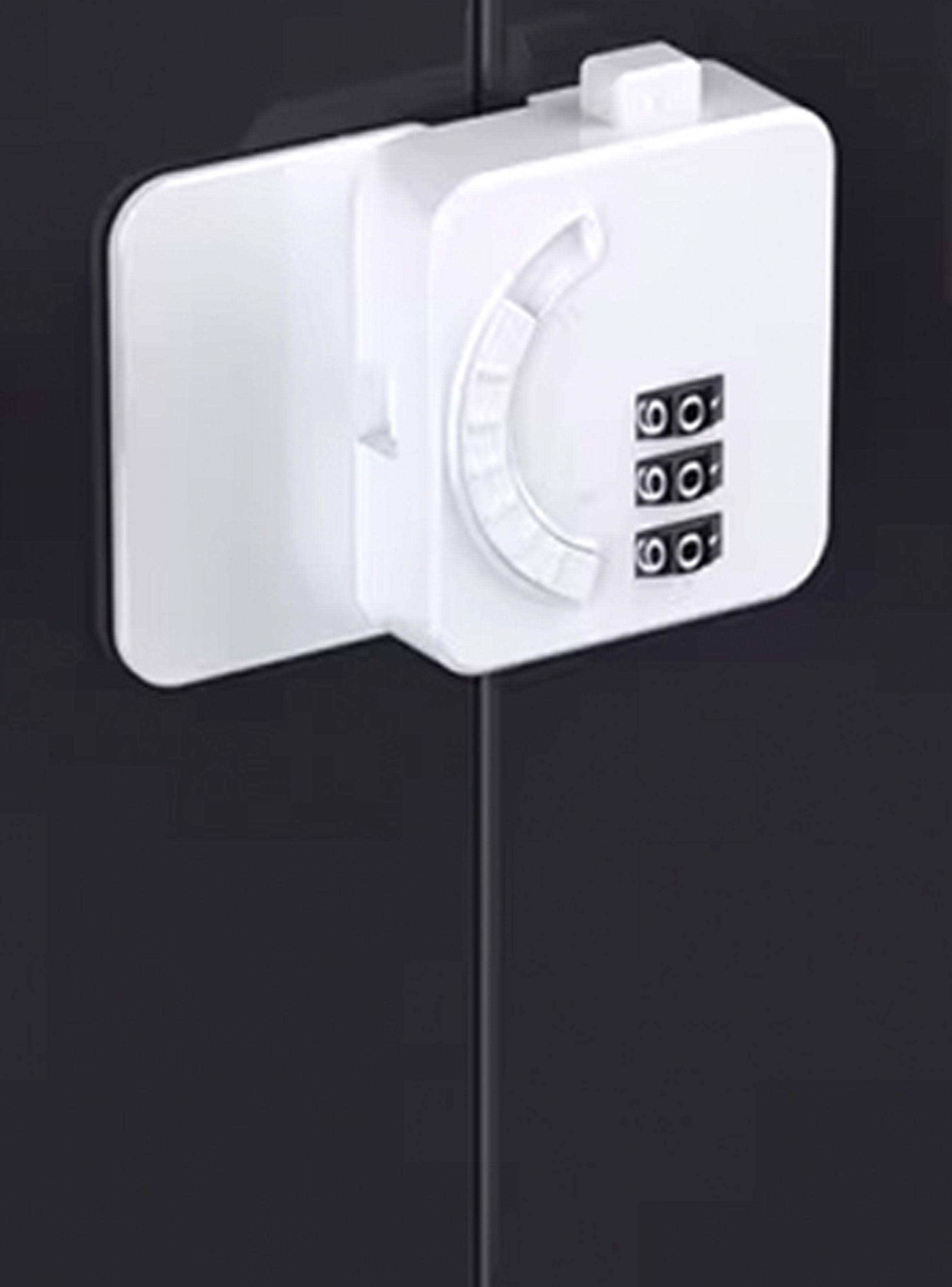 Cerradura mueble puerta niños adhesivo clave-4