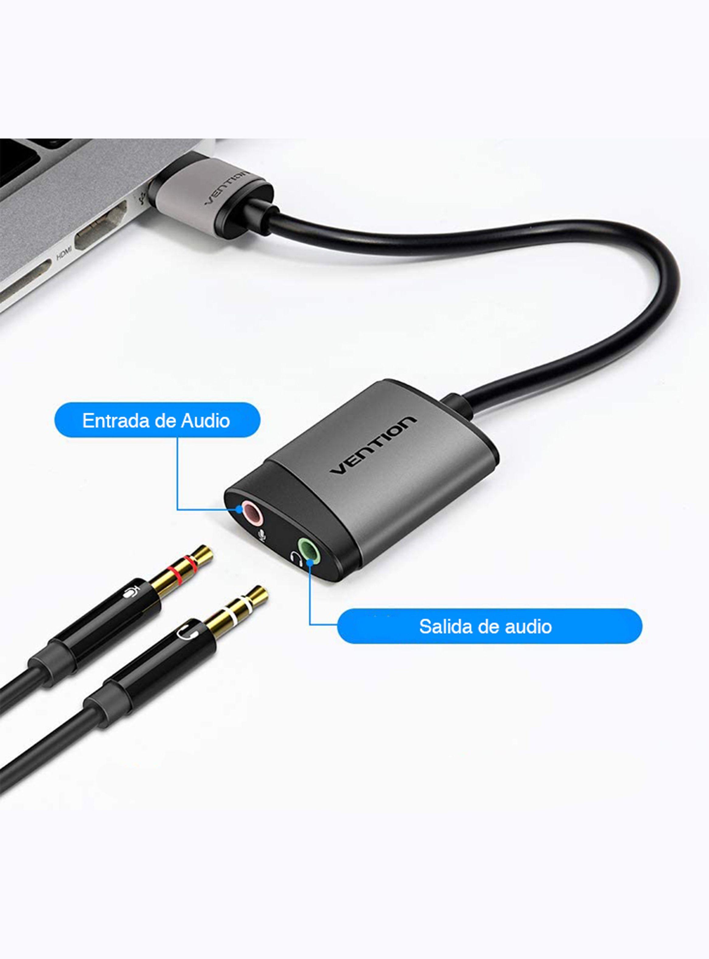 Tarjeta de sonido USB Externa Audio HiFi -2