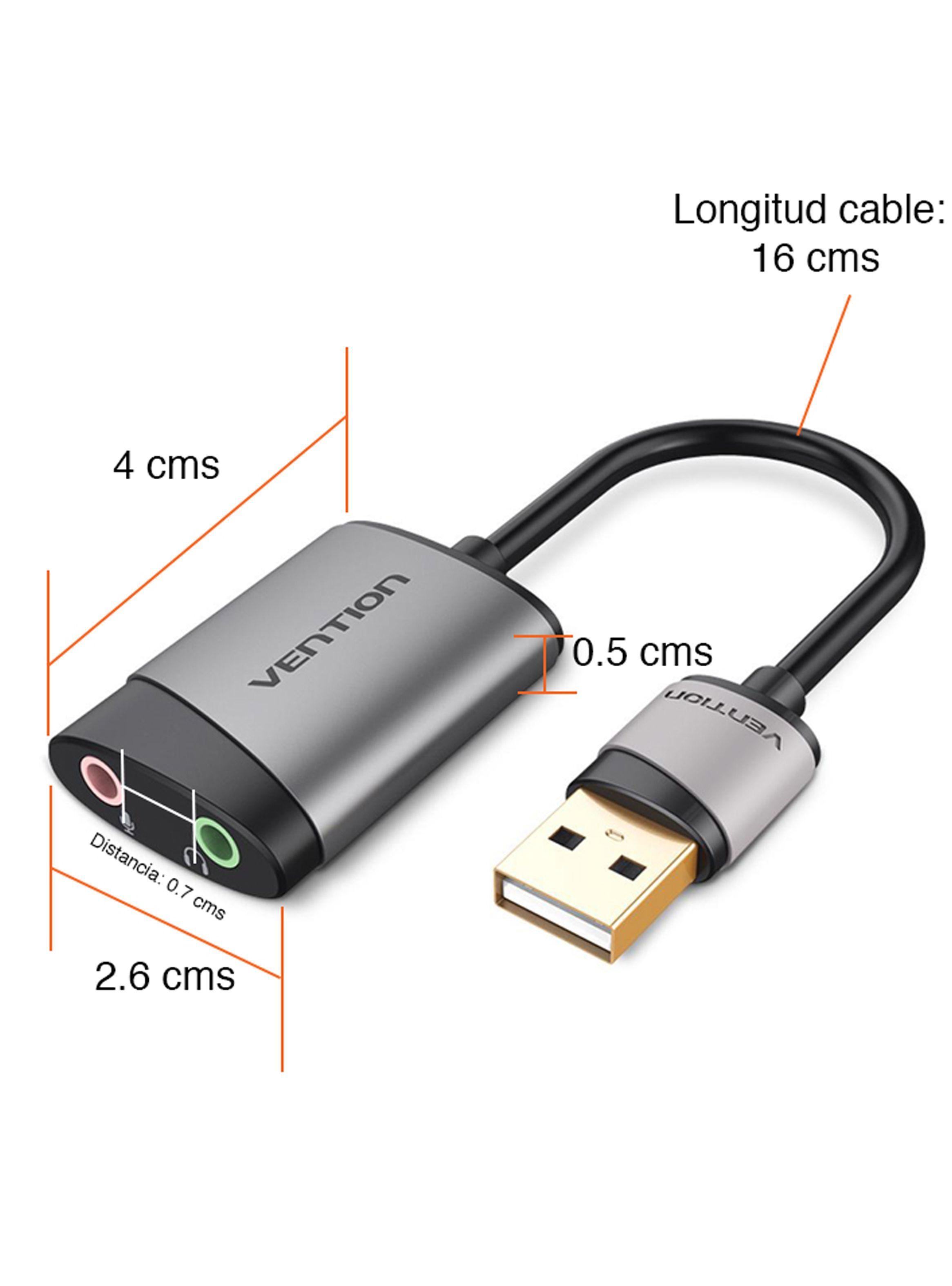 Tarjeta de sonido USB Externa Audio HiFi -4