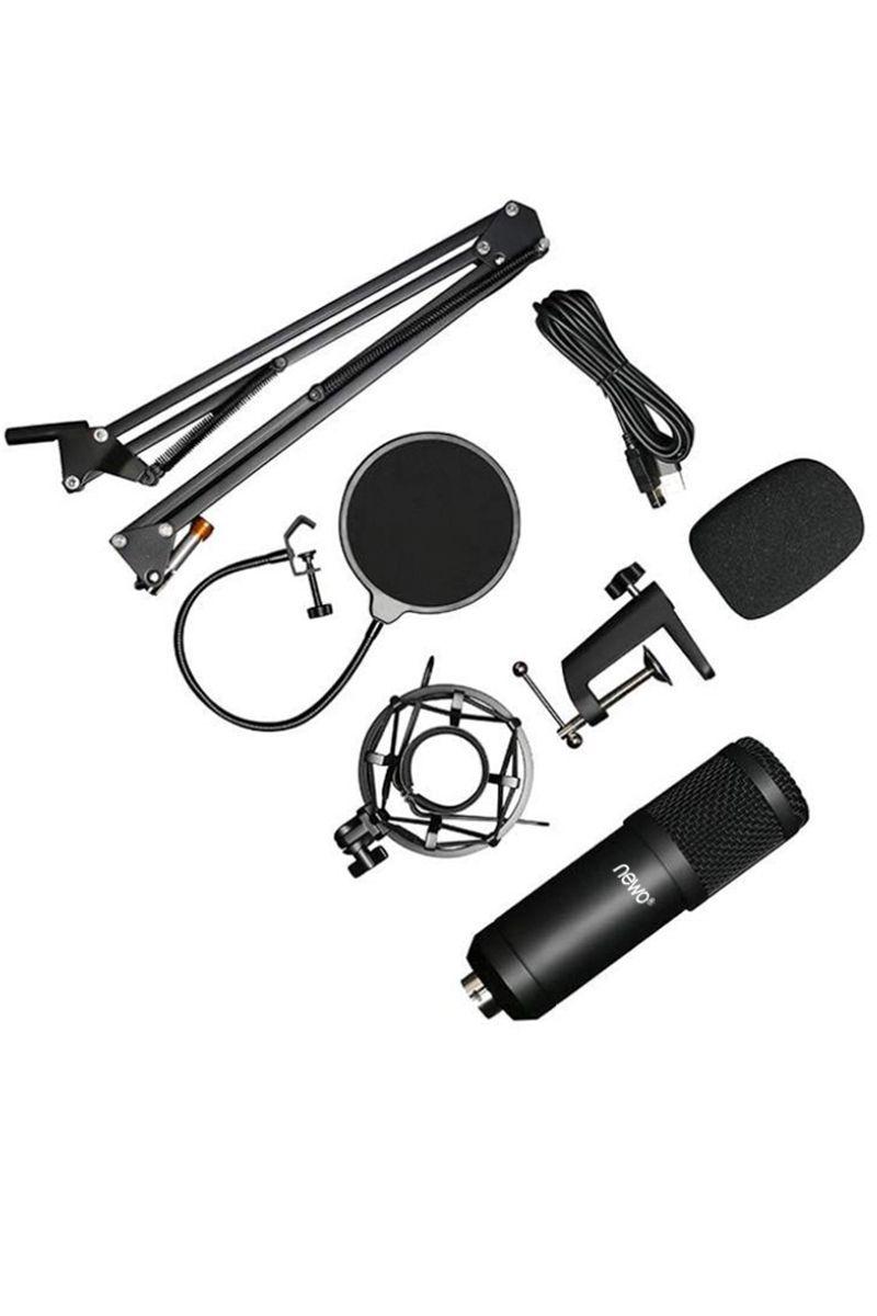 Kit Micrófono condensador USB con atril y antipop NW-800KU-1