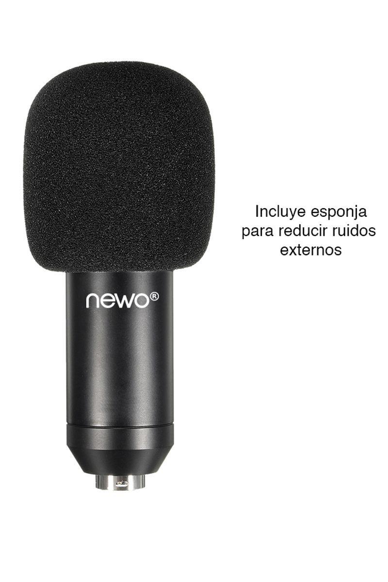 Kit Micrófono condensador USB con atril y antipop NW-800KU-2