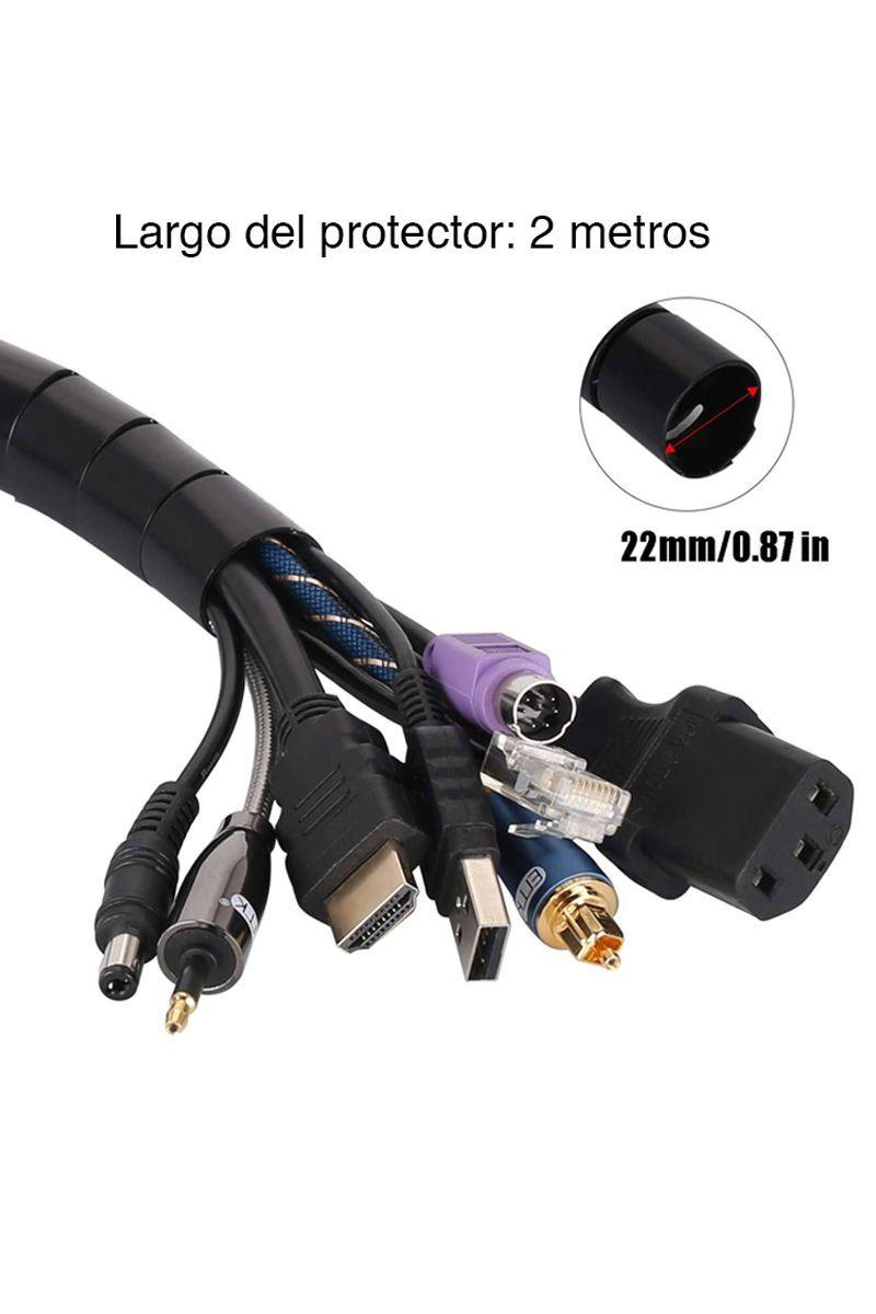 Protector organizador de cables 2 metros-4