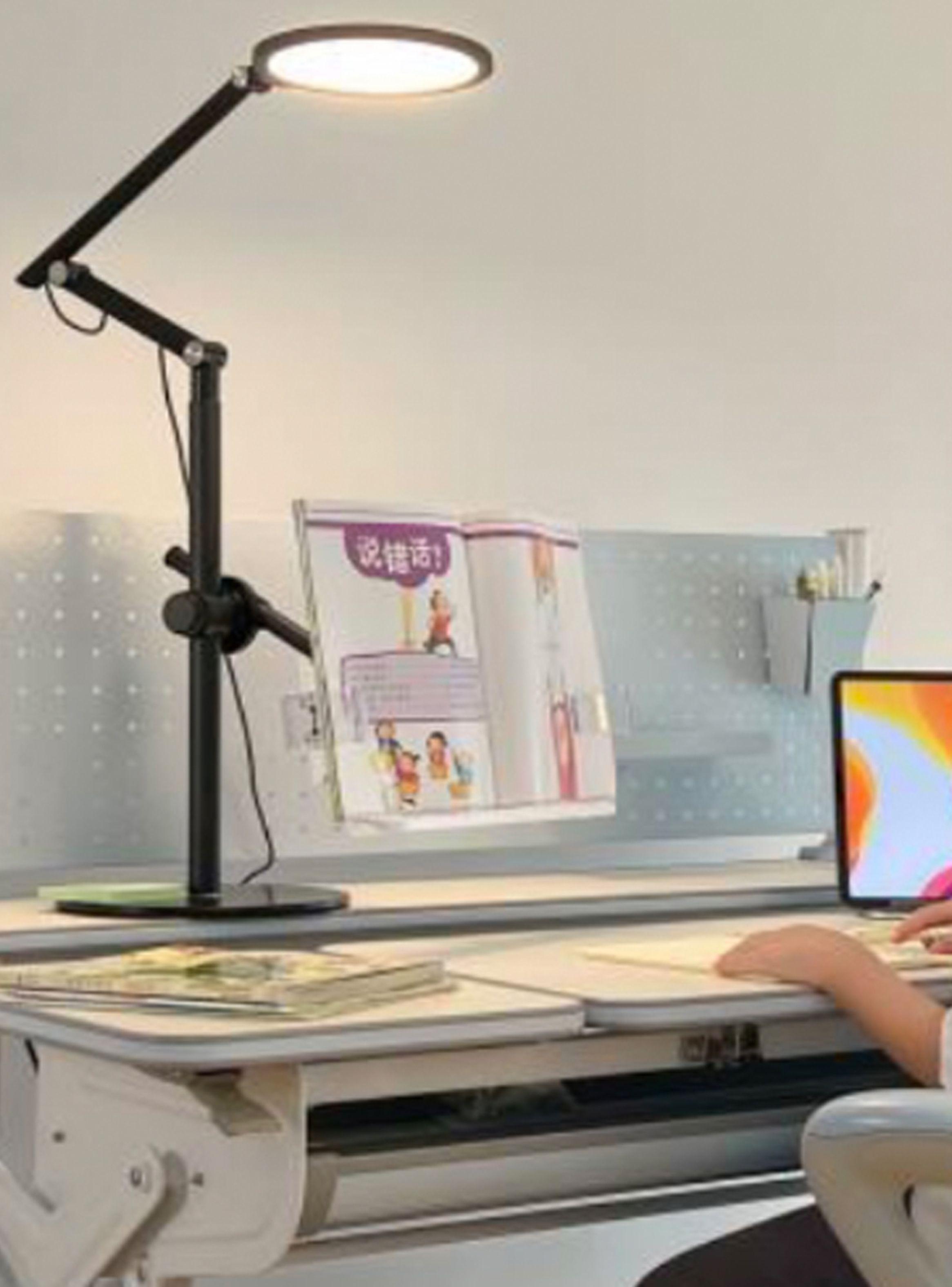 Lámpara de lectura led con soporte para leer libros y estudiar-4