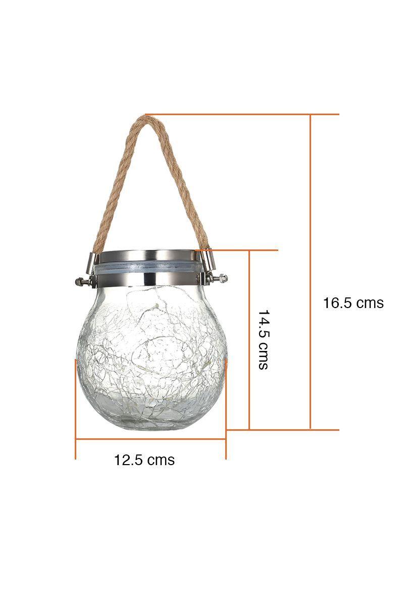 Lámpara Solar Colgante Luz cálida jardín-6