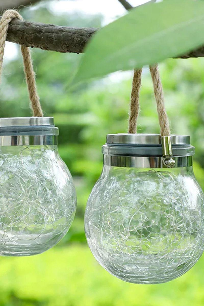 Lámpara Solar Colgante Luz cálida jardín-4