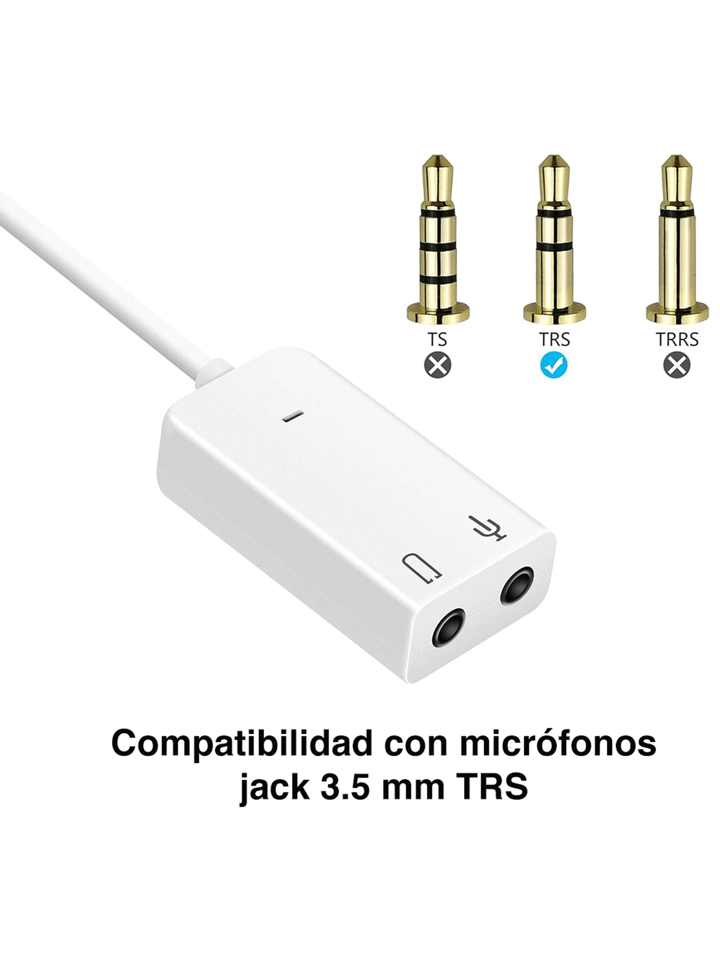 Tarjeta de Sonido USB Interfaz audio USB-2