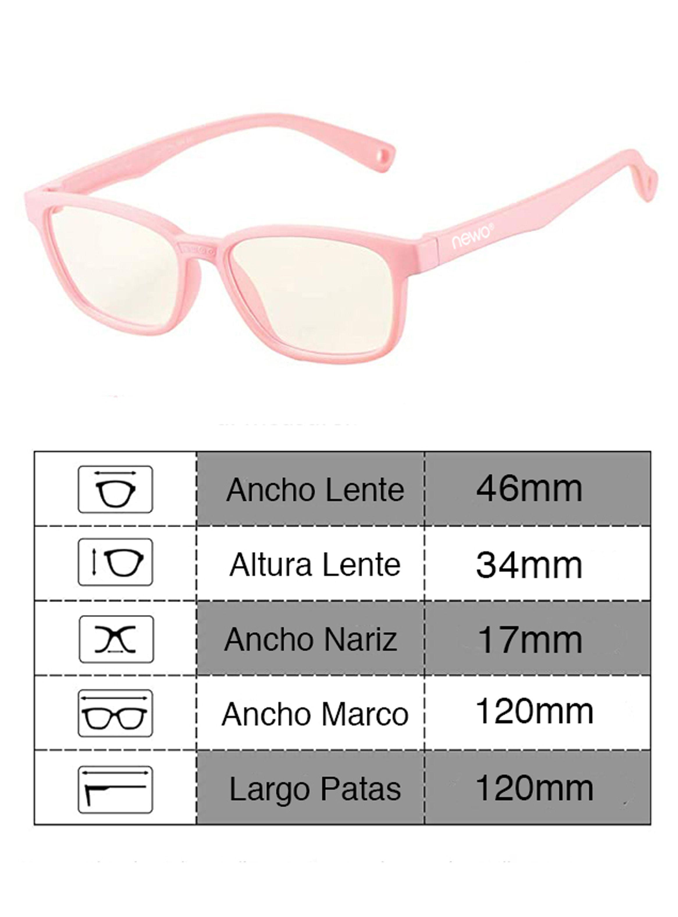 Lentes filtro luz azul niña rosado-6