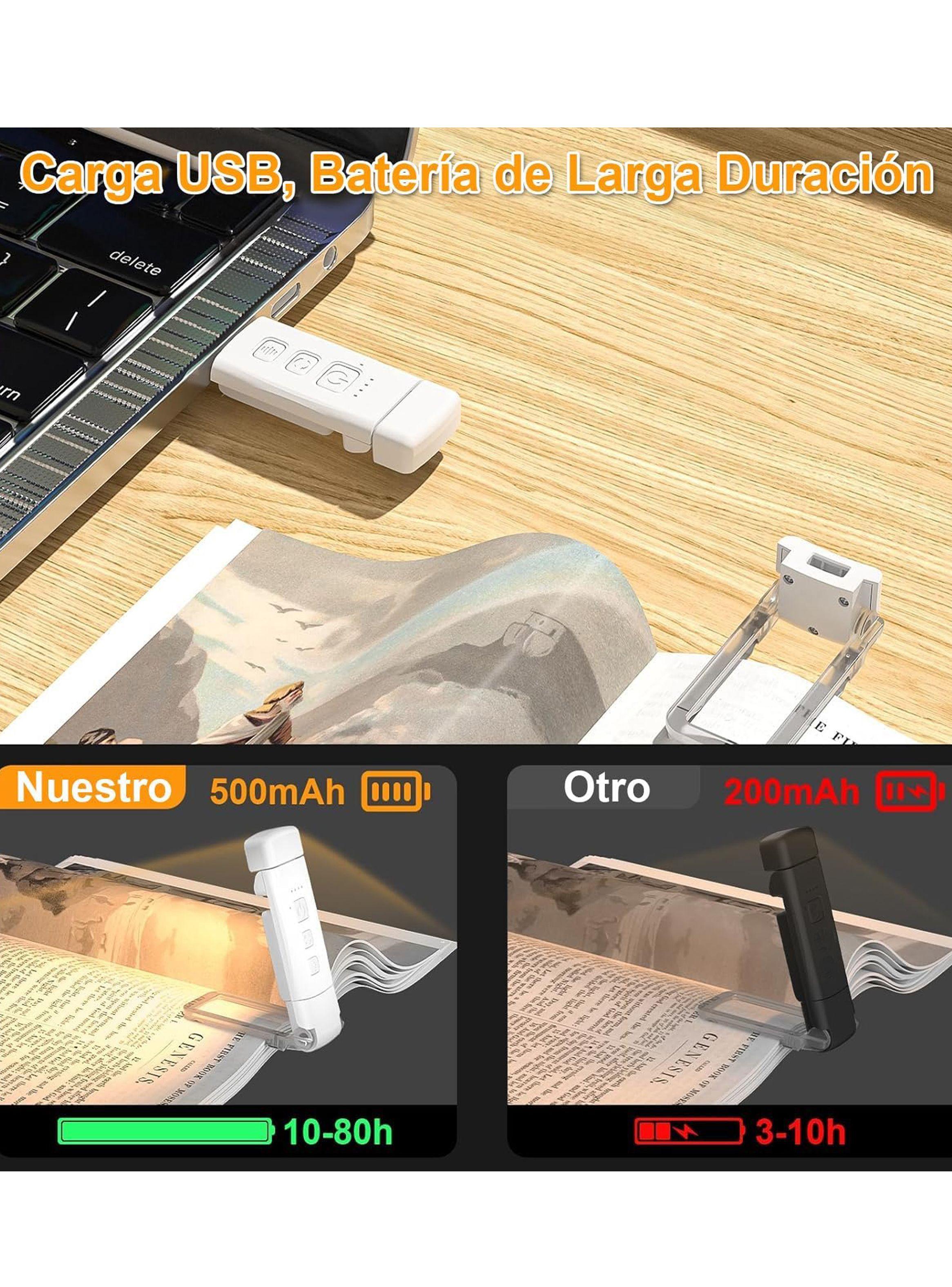 Luz lectura para leer libros cama noche ajustable-7