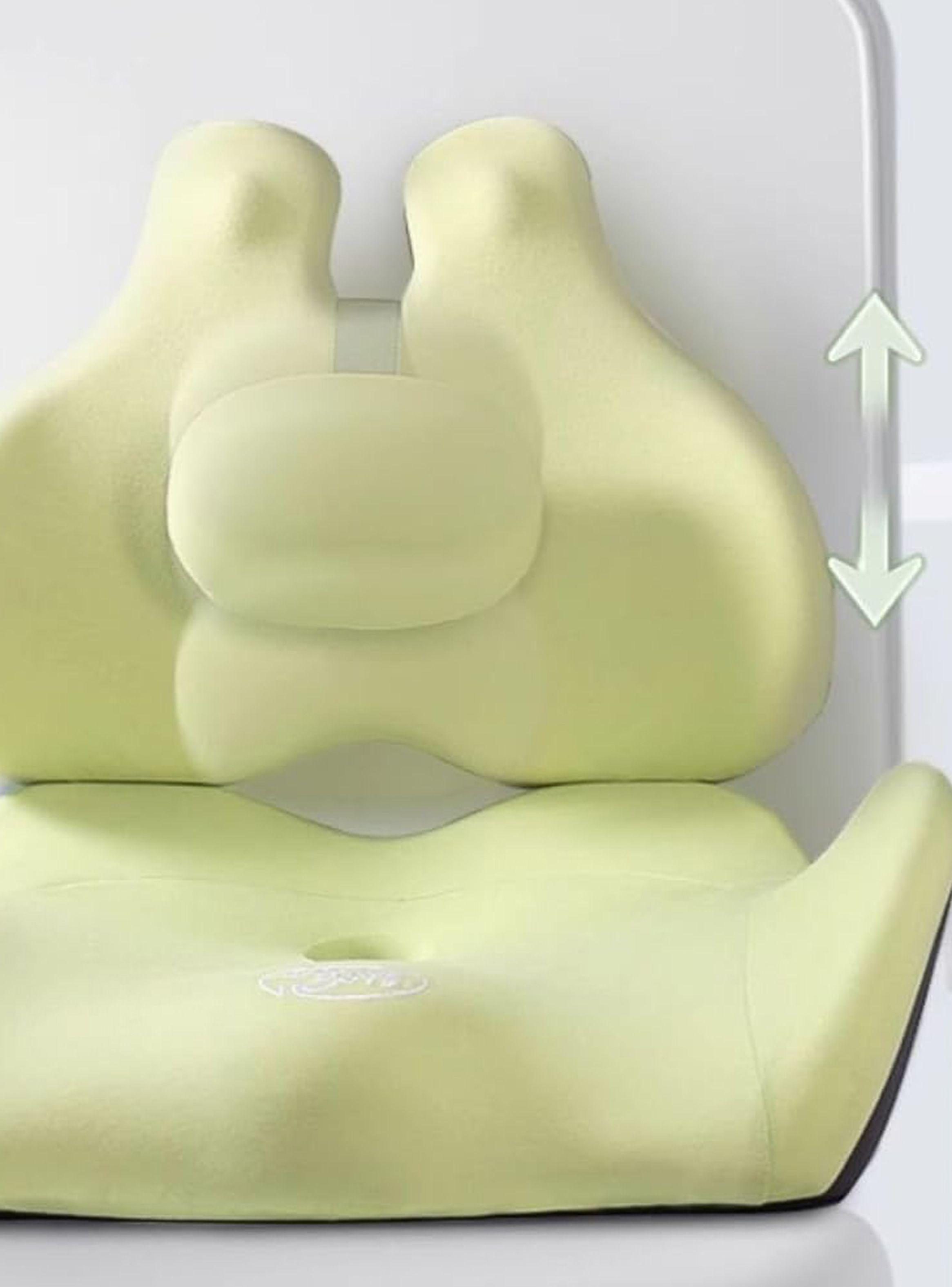 Respaldo lumbar y cojín coxis para silla escritorio-2