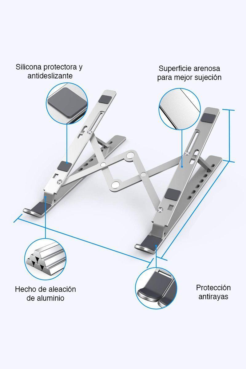 Soporte Notebook Macbook Aluminio Plegable NW-A11-3
