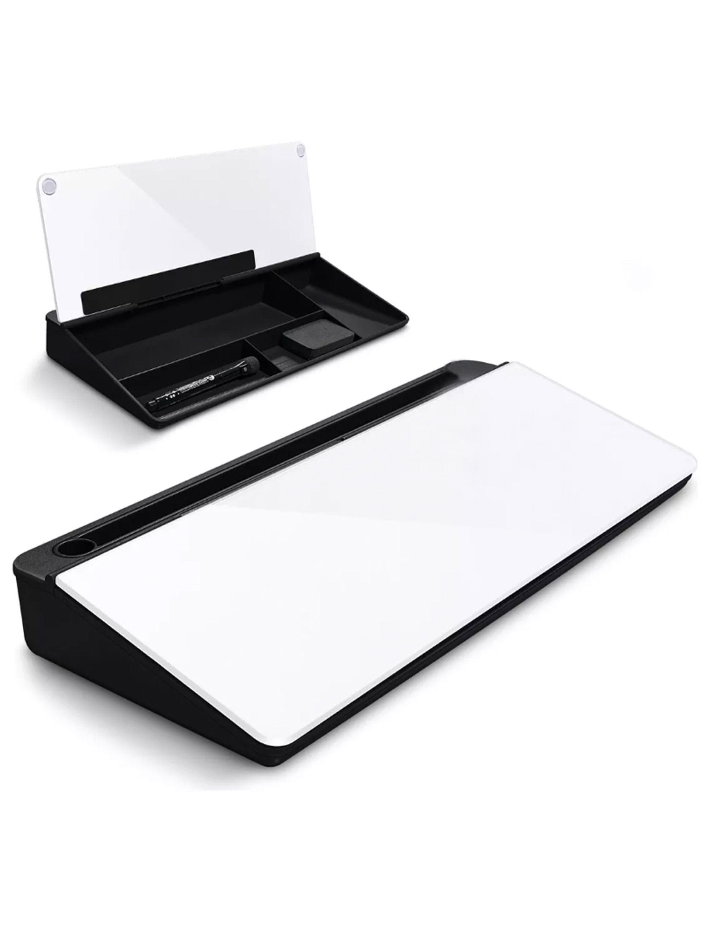 Pizarra de vidrio Escritorio con organizador -0