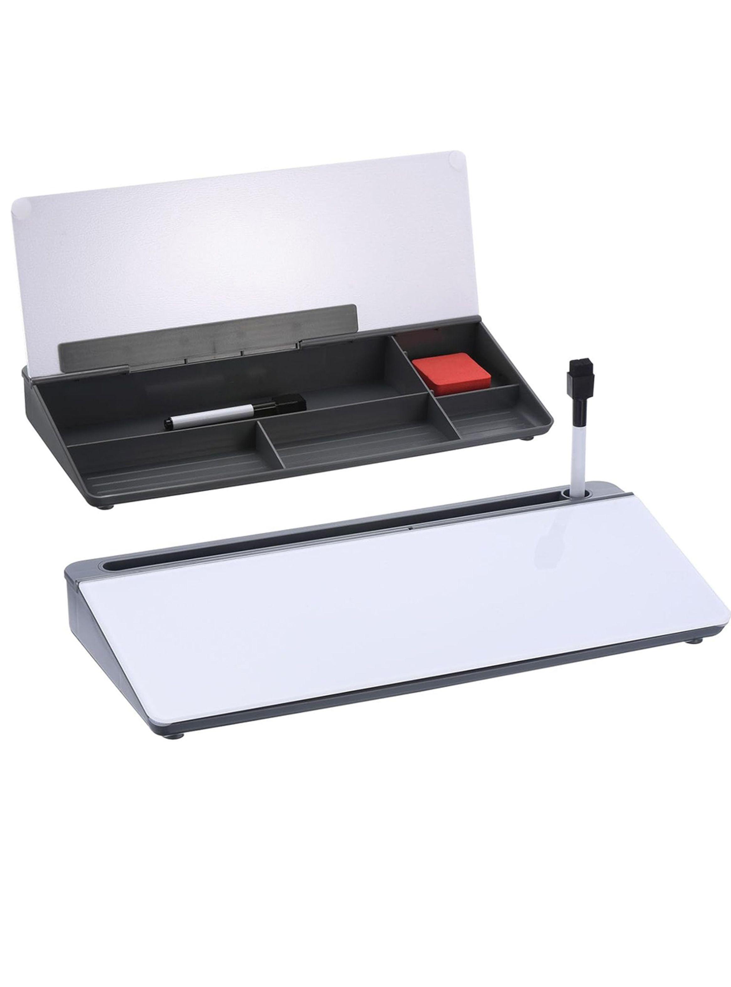 Pizarra de vidrio Escritorio con organizador -2