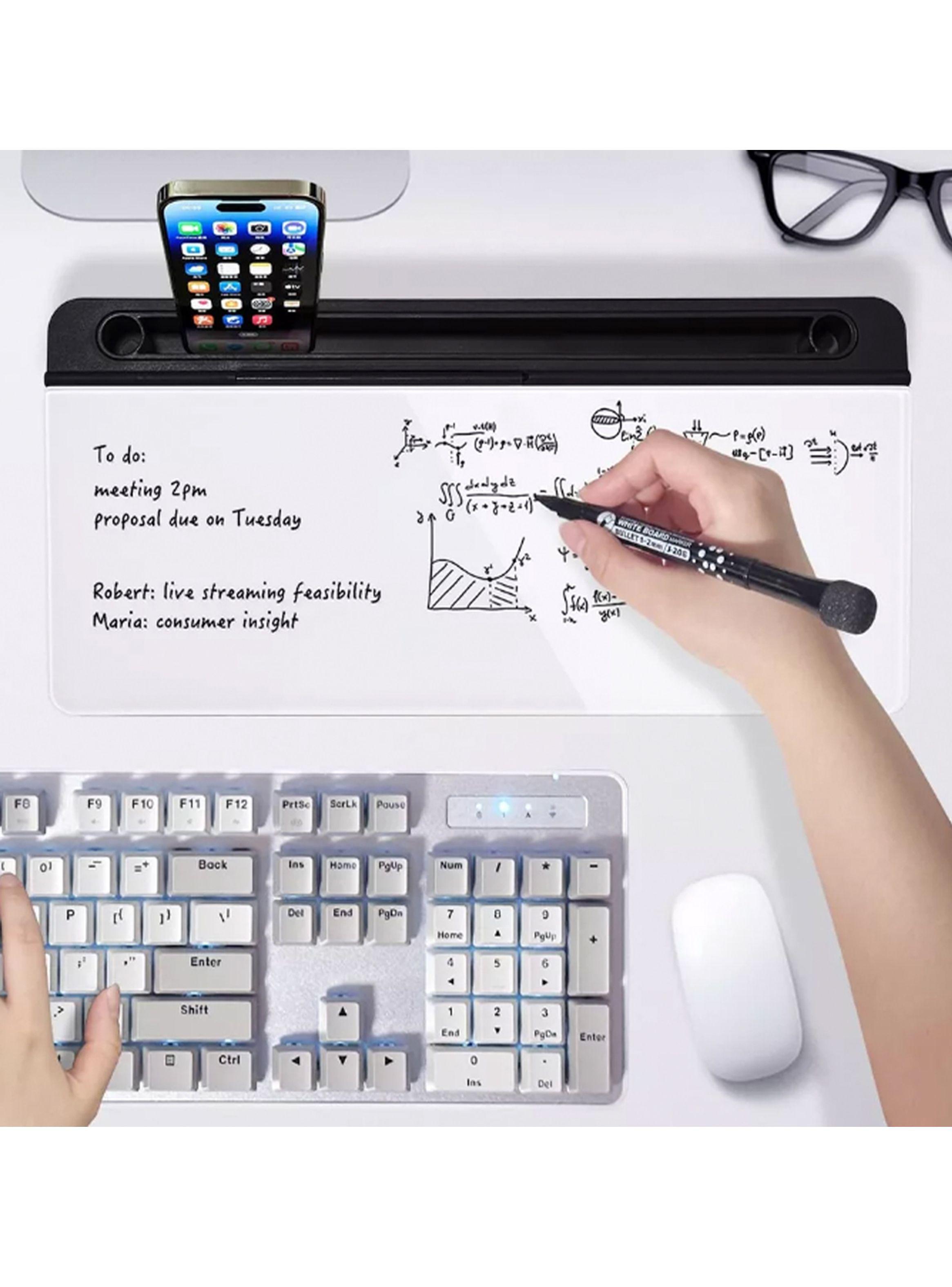 Pizarra de vidrio Escritorio con organizador -5