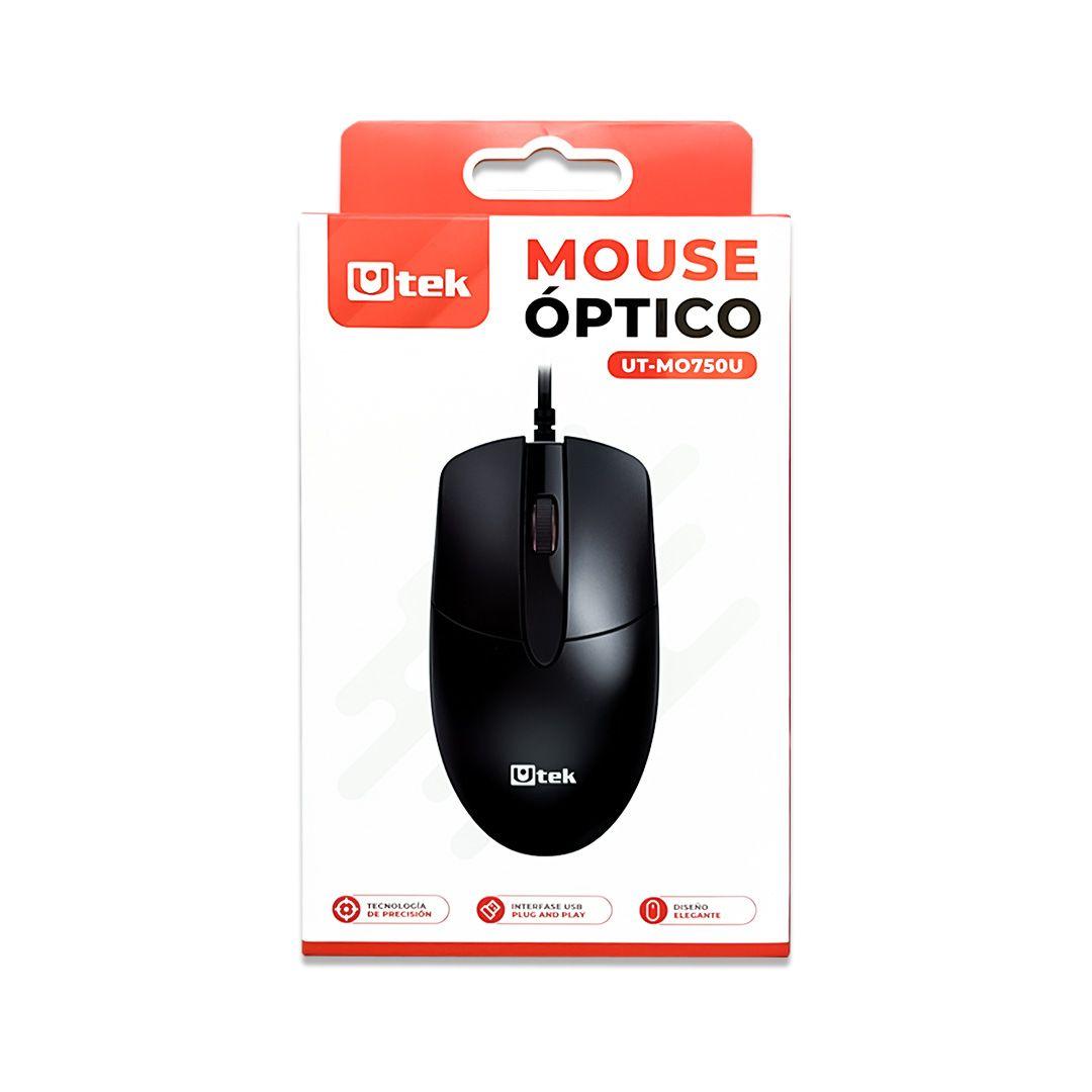 Mouse Alámbrico USB 1200 DPI UT-MO750U-3