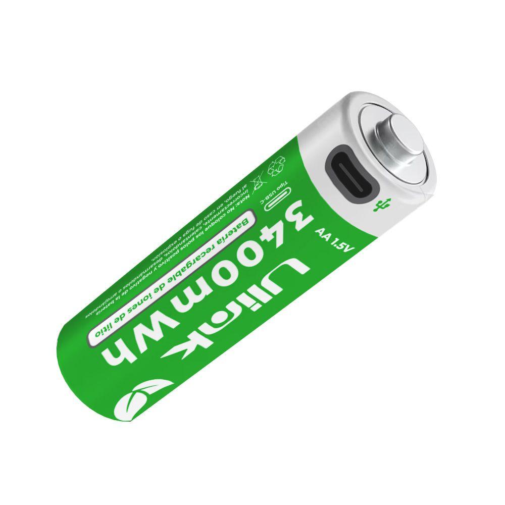 Pack 4 Pilas AA + 2 Pilas AAA Recargables USB-C-2