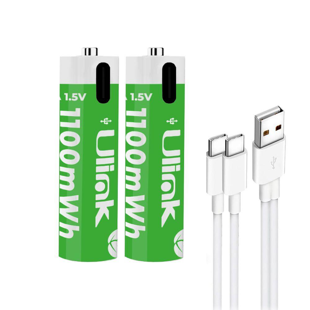 Pack 4 Pilas AA + 2 Pilas AAA Recargables USB-C-3