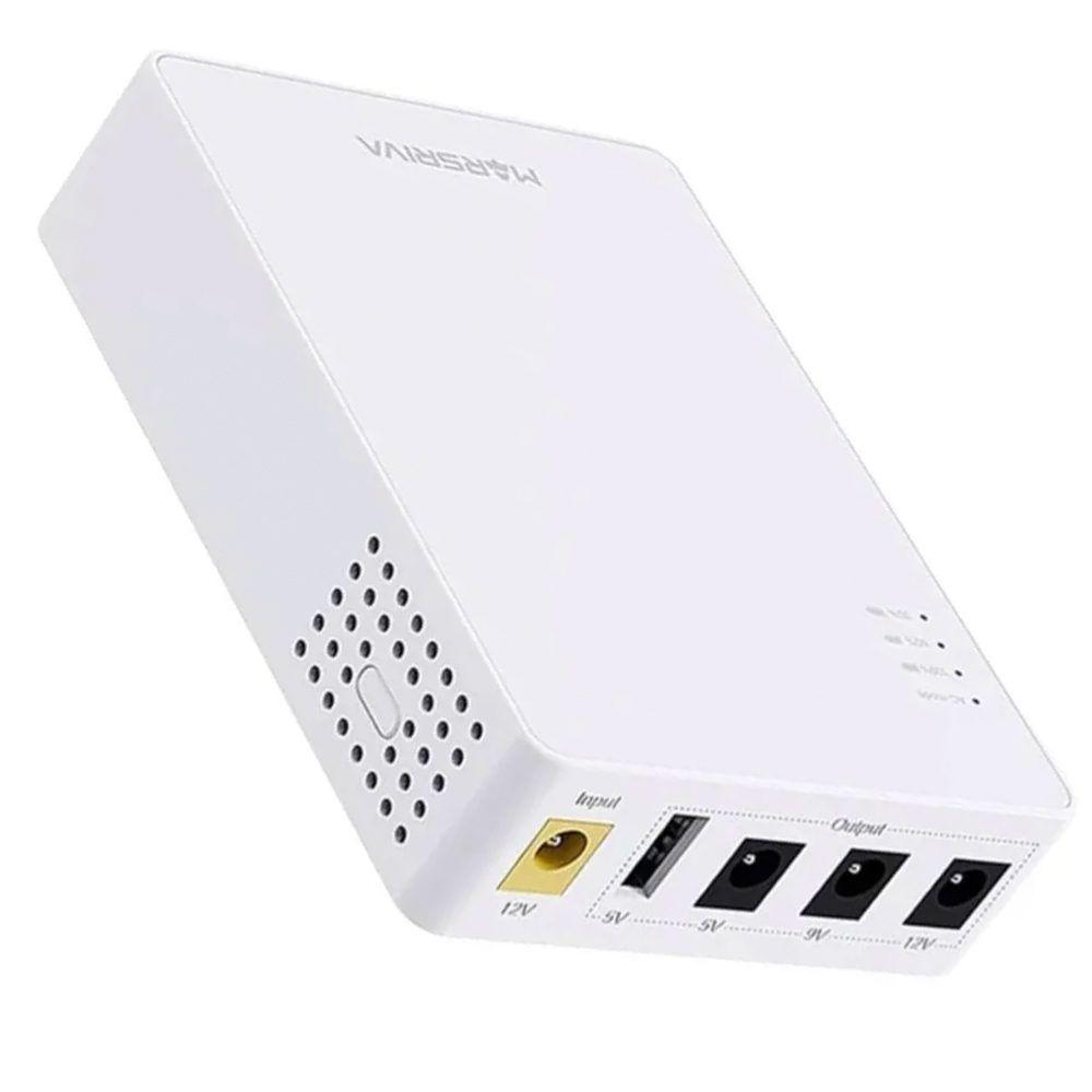 Mini UPS Marsriva KP3 10000mAh 18W para router 5V 9V 12V-0