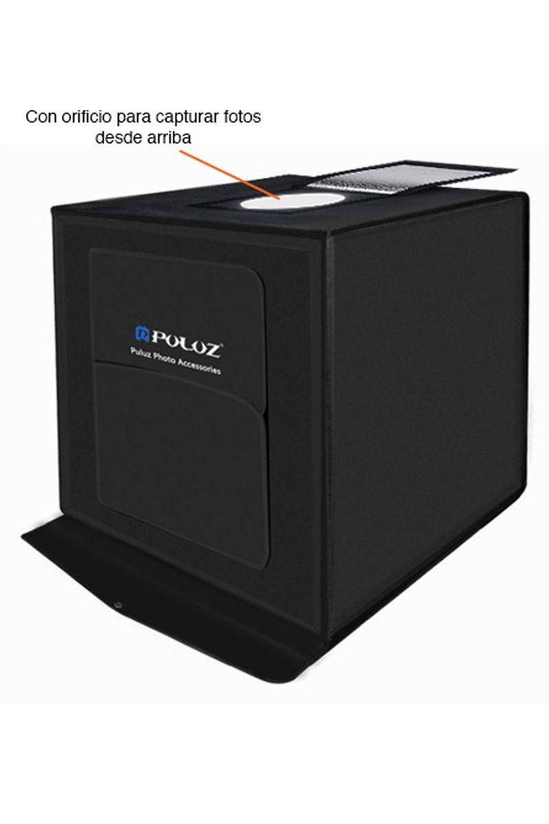 Estudio fotográfico portátil 40 cms con Led USB-2