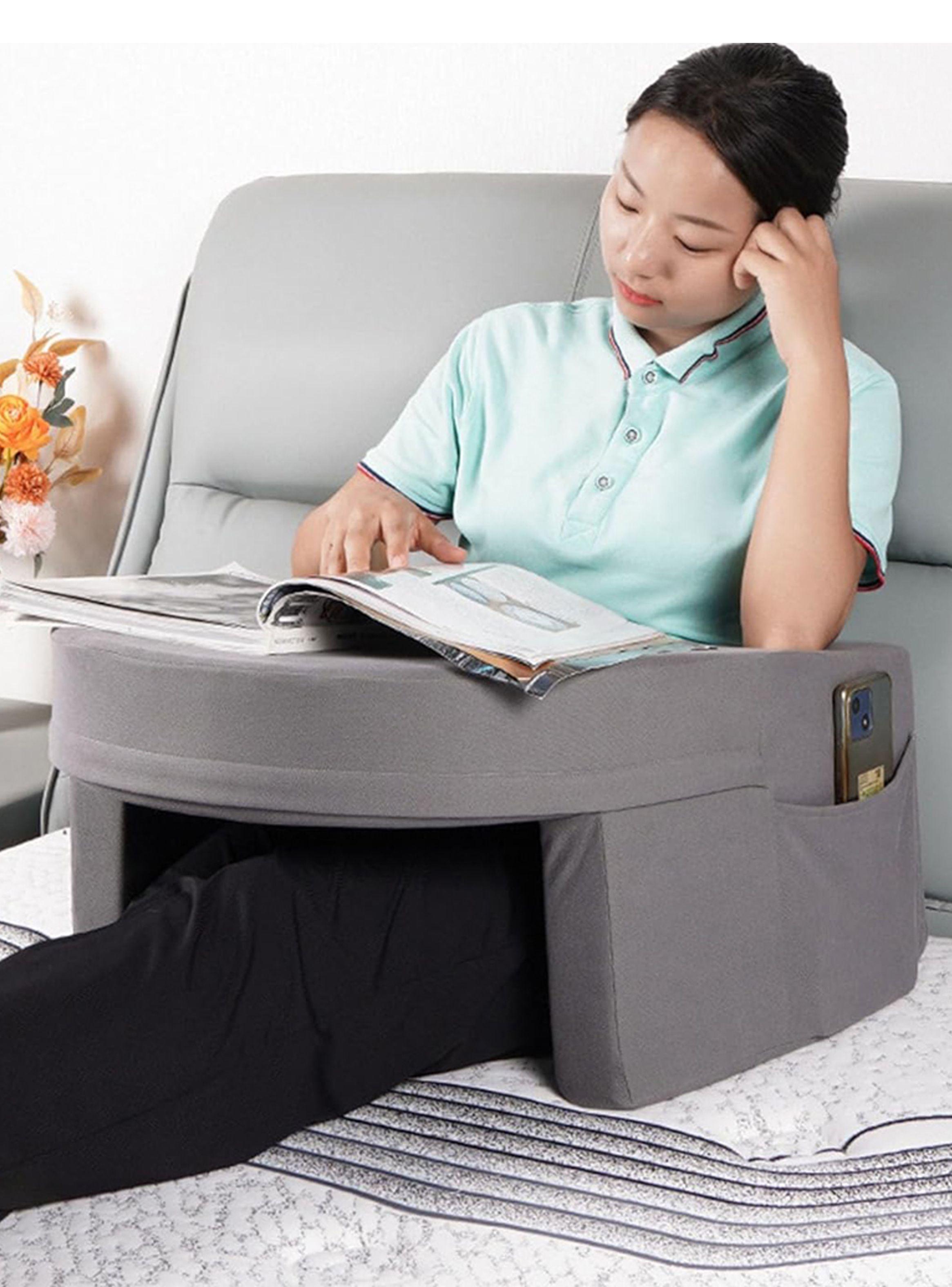Cojín lectura notebook almohada reposa brazos cama	-4