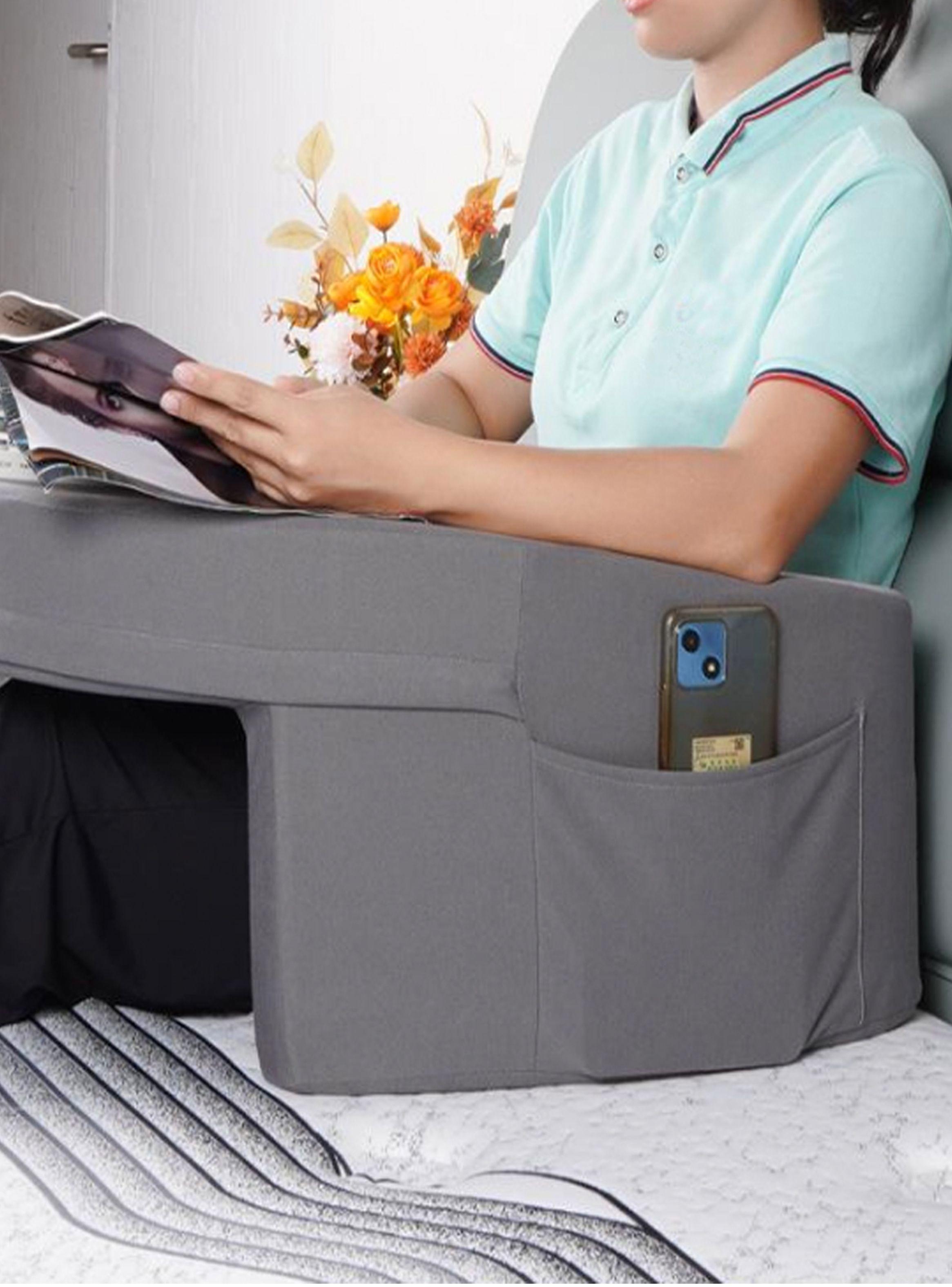 Cojín lectura notebook almohada reposa brazos cama	-5