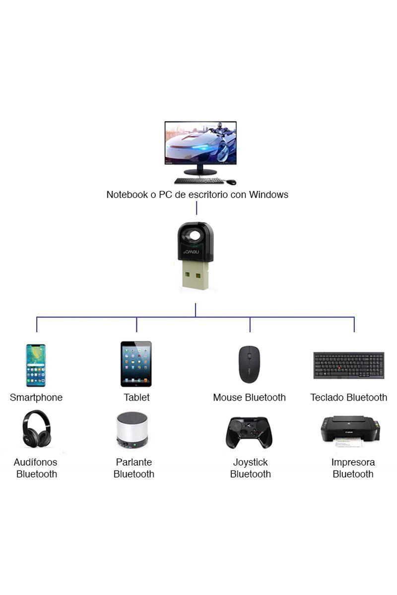 Adaptador USB Bluetooth 5.0 PC Notebook -1