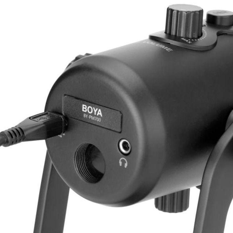 Micrófono Boya PM700 Multipatrón Condensador USB-3