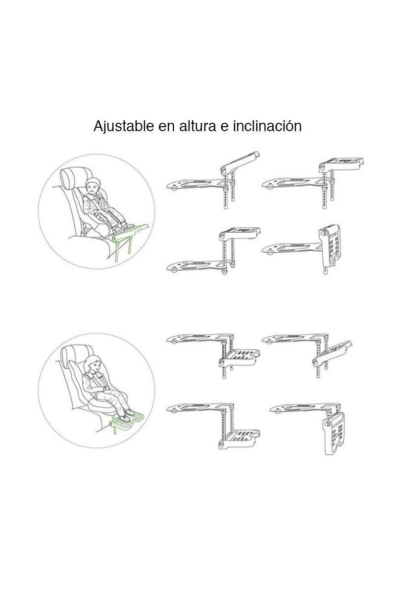 Apoya pies para silla de auto Niños Ajustable	-3